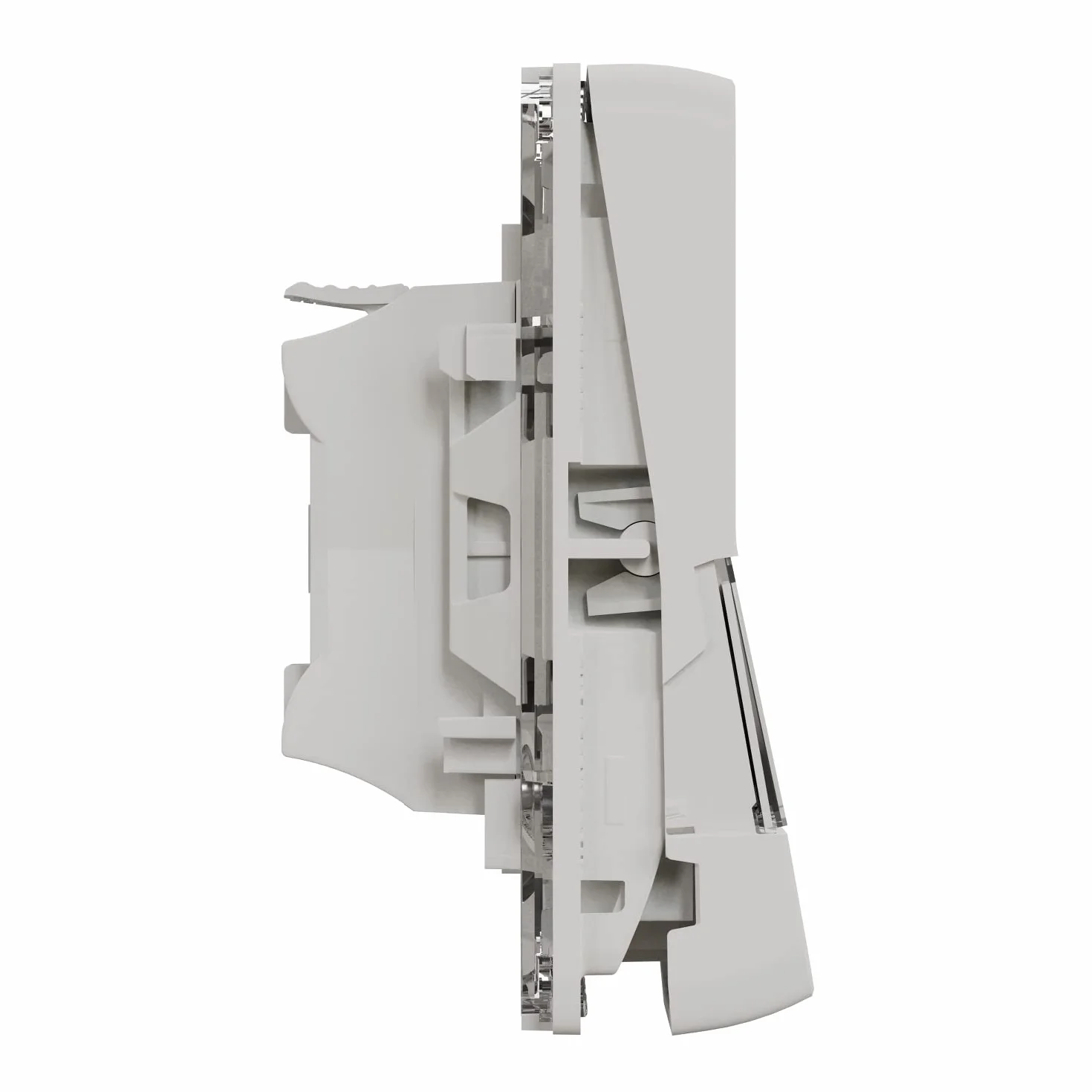Schneider Electric Mureva Mechanizm Przycisku z Podświetleniem Biały