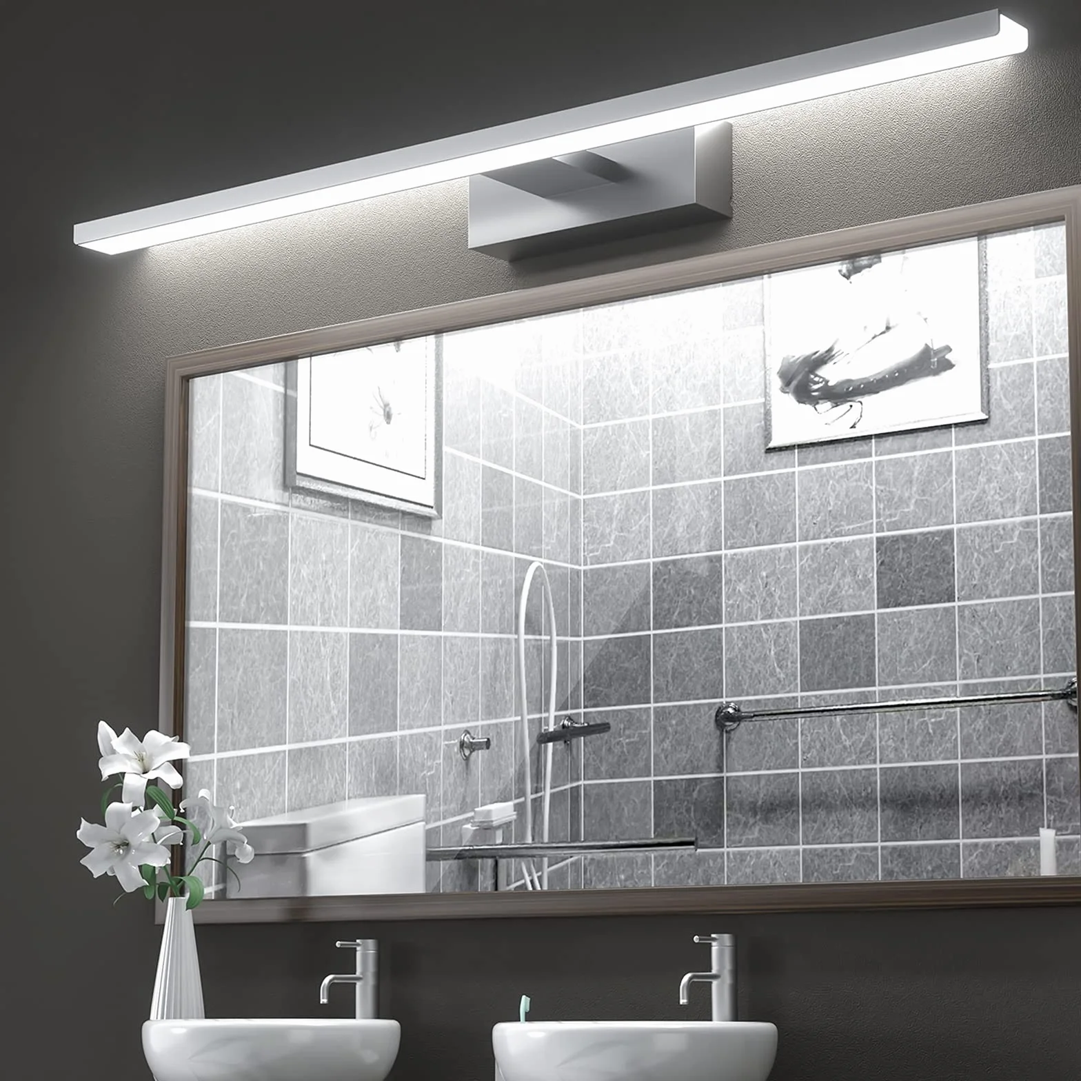 Lampa LED do lustra 60 cm 15 W 1200 lm 6000 K IP44