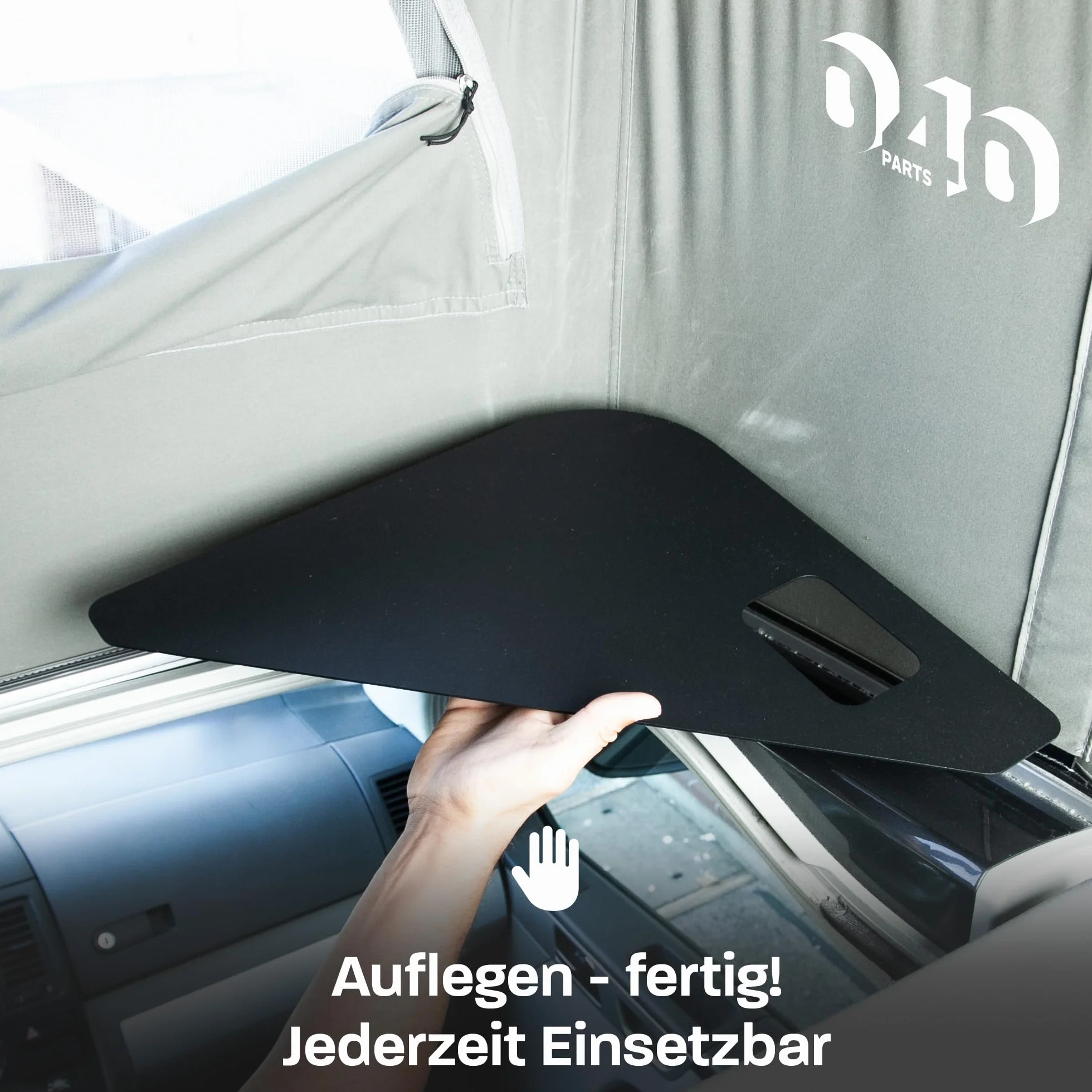 Półka czarna do namiotu dachowego VW T5 T6 T6.1 California regałowa