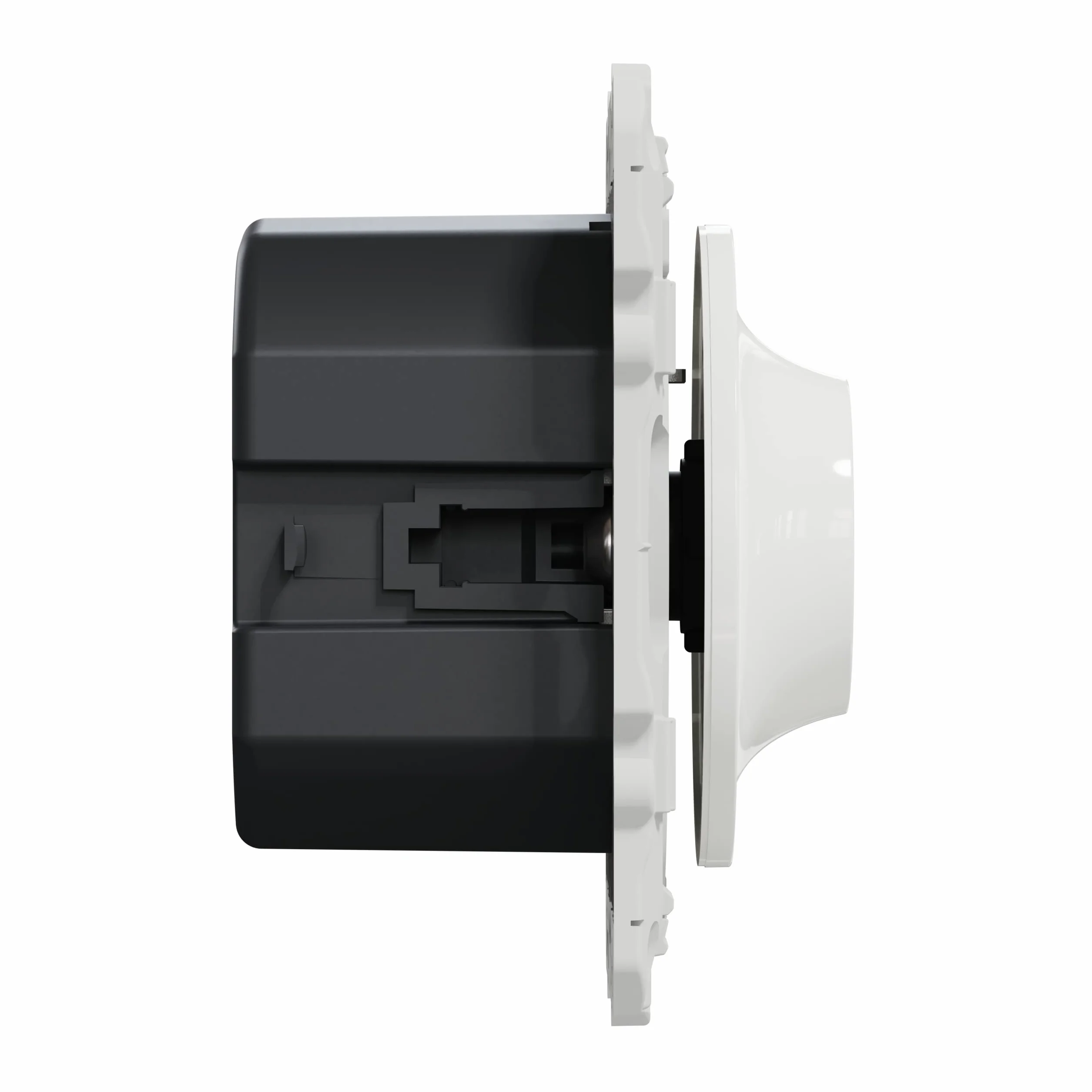Schneider Electric - Odace - Uniwersalny 2 lub 3-żyłowy ściemniacz światła 3W 100W (Led) - Biały - S520519