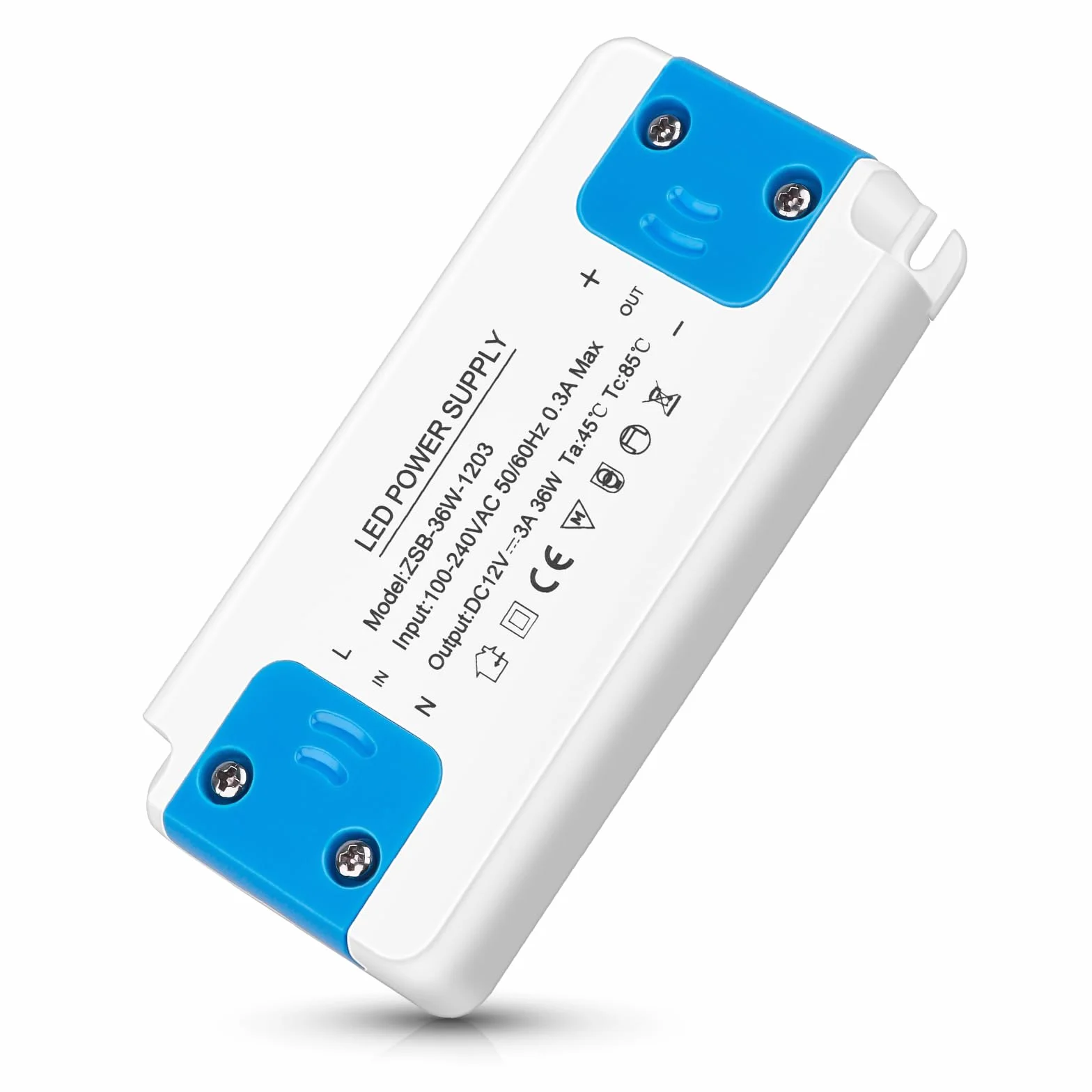 Zasilacz AC DC 240V na 12V 36W 3A sterownik LED niskonapięciowy do taśm LED G4 GU4 GU5.3 MR11 MR16
