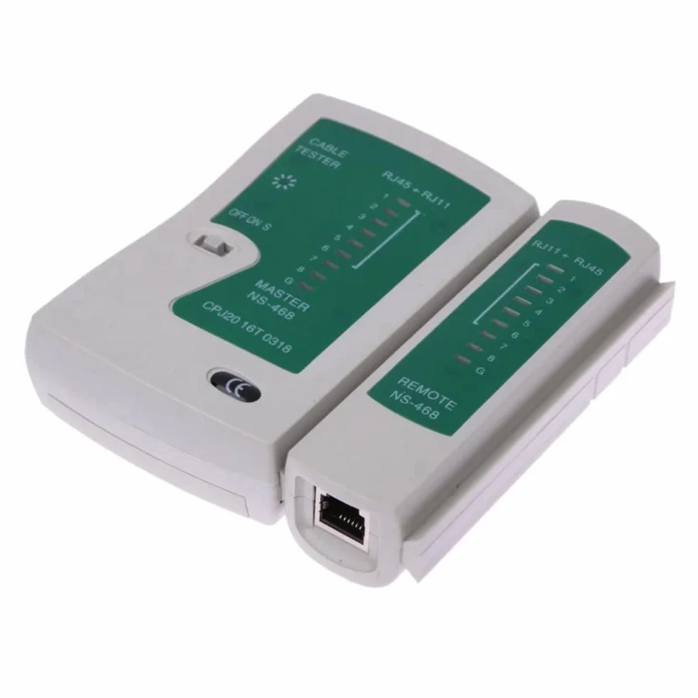 Retoo Zestaw narzędzi sieciowych 9 w 1, tester kabli LAN RJ45 RJ11