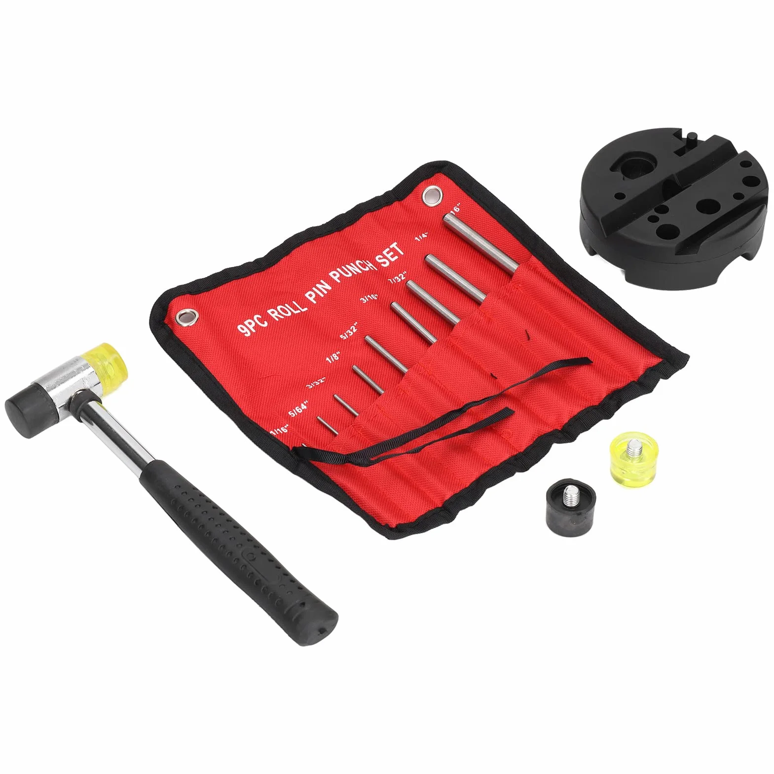 Fyearfly Roll Pin Punch Set, zestaw wybijników do sworzni, stal nierdzewna