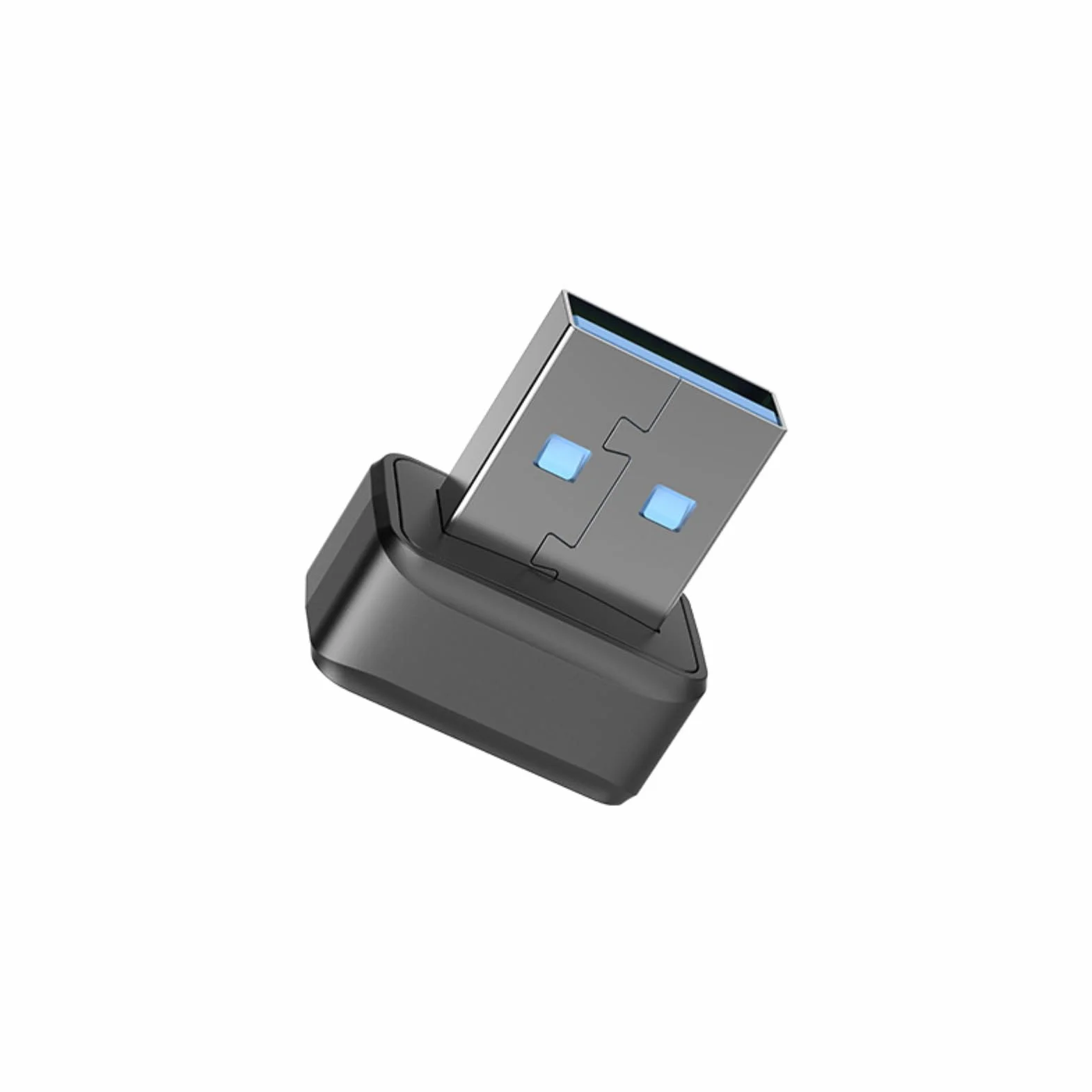 Czytnik Linii Papilarnych Mini USB Skaner Biometryczny 360° 10 Odcisków Palców