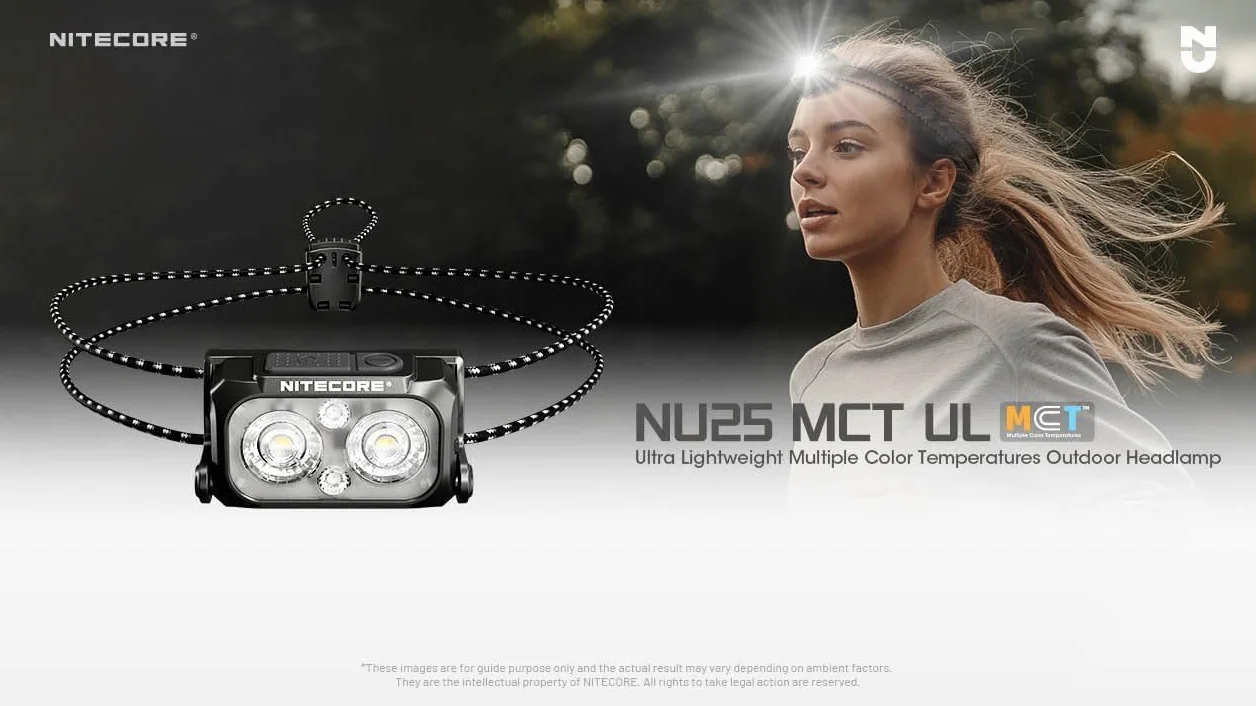 Nitecore NU25 MCT UL reflektor czarny