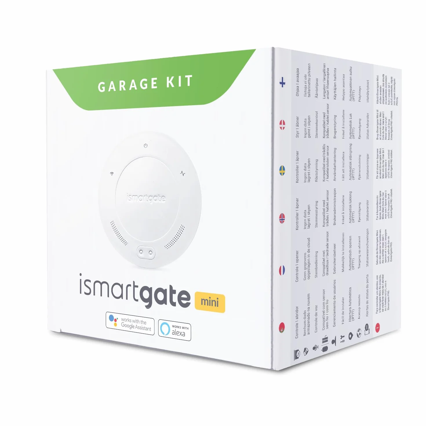 Ismartgate Mini Smart WiFi otwieracz do drzwi garażowych kompatybilny z Amazon Alexa