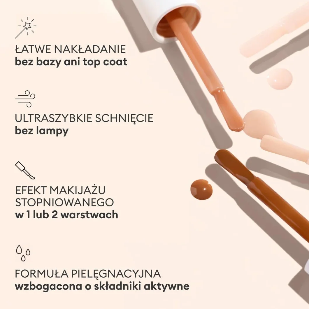 Manucurist Active Smooth 00 Nail Concealer Polish & Care - 2 w 1 Nude Nail Polish: Wzmocnienie i wzrost paznokci - Korektor do paznokci - Wypełniacz do paznokci - Naturalny lakier do paznokci
