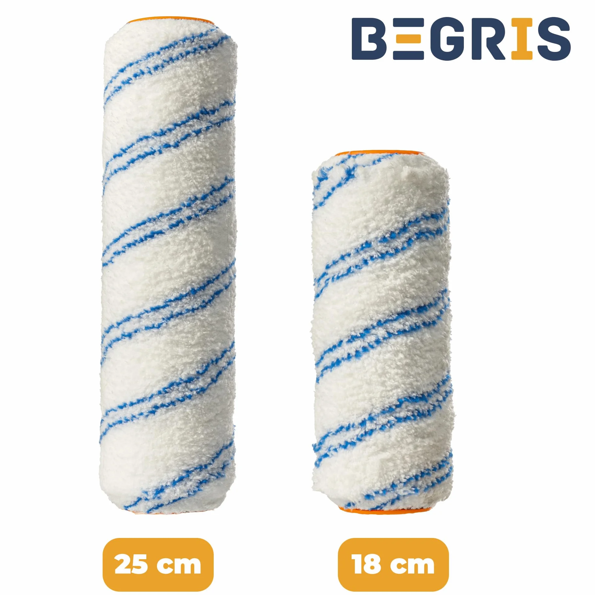 Wałek malarski 18 cm mikrofibra 8mm uniwersalny do farb