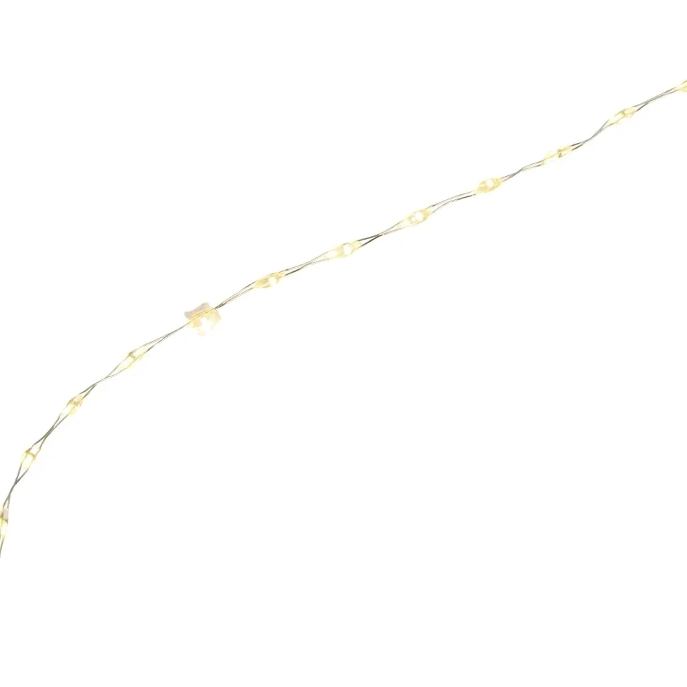 Ideen mit Herz Łańcuch świetlny LED 30 diod ciepła biel 1,5 cm odstęp 75 cm timer