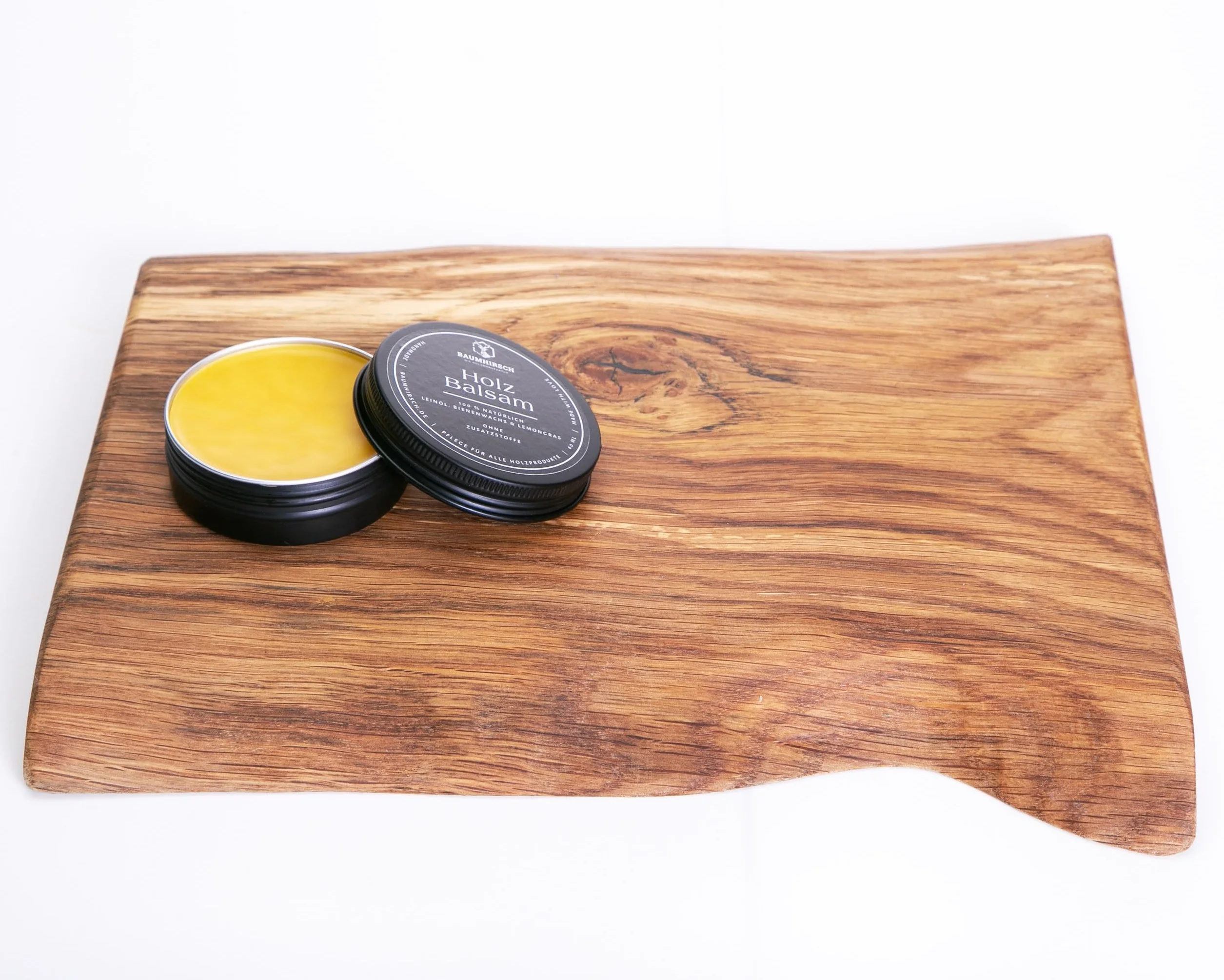 Balsam do drewna, certyfikowany, przeznaczony do kontaktu z żywnością – 100% naturalny wosk do drewna, bezbarwny, bez dodatków, wyprodukowano w Niemczech, wosk pszczeli i olej lniany