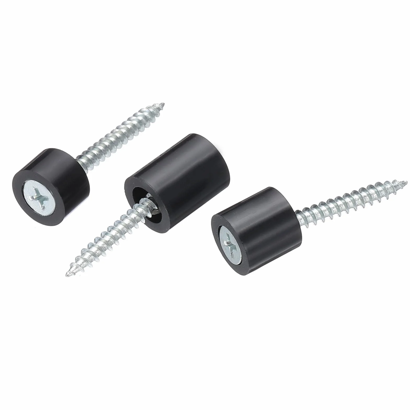 PATIKIL Okrągła podkładka dystansowa z tworzywa ABS, 30 szt. średnica wewnętrzna 12,2 mm, średnica 18 mm, długość 8 mm, bez gwintowania, przełączników i gniazd, elementy dystansowe do śrub M12