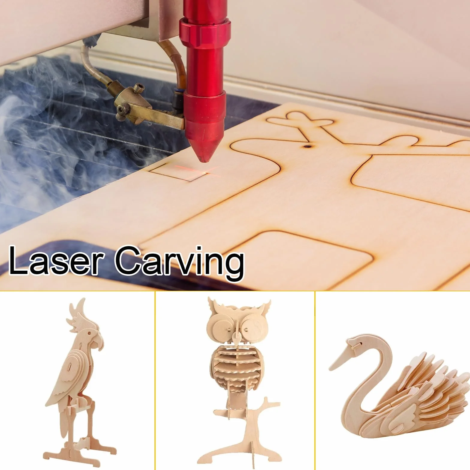 Arkusze sklejki lipowej 3 mm A3 42x30 cm 15 sztuk do DIY obróbki laserowej pirografii