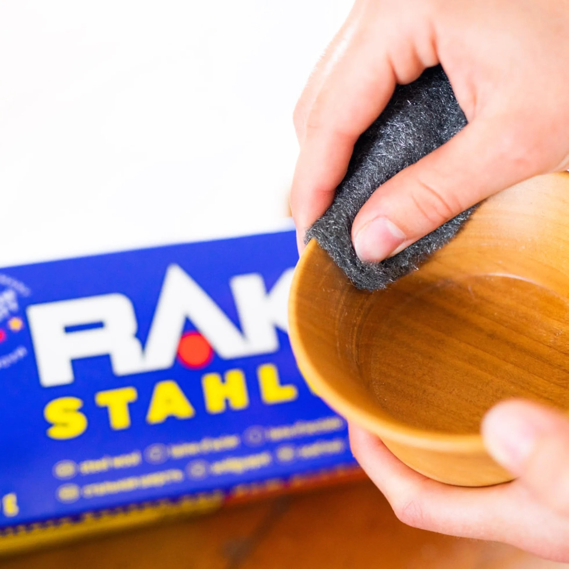 Wełna stalowa granulacja 4 gruboziarnista 200g RAKSO