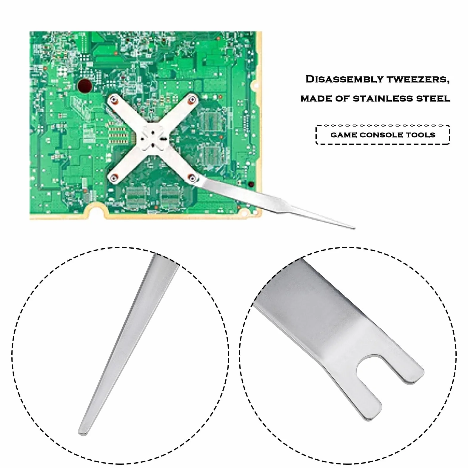 OTOTEC Narzędzie do demontażu X-Clamp do Xbox 360 ONE, stalowy klip X-Clip