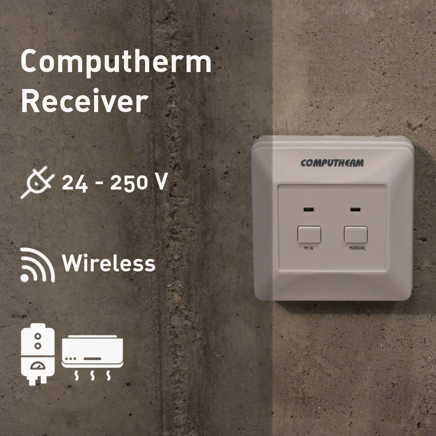 COMPUTHERM Q3RF Cyfrowy radiowy termostat pokojowy