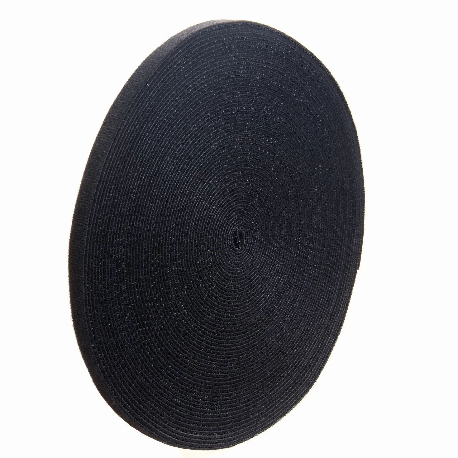 TUKA TKB5013 opaska kablowa na rzep, 10 m x 15 mm, możliwość dowolnego przycięcia, wytrzymała, zdejmowana, wielokrotnego użytku, opaska kablowa, na rzep, do układania kabli, czarna