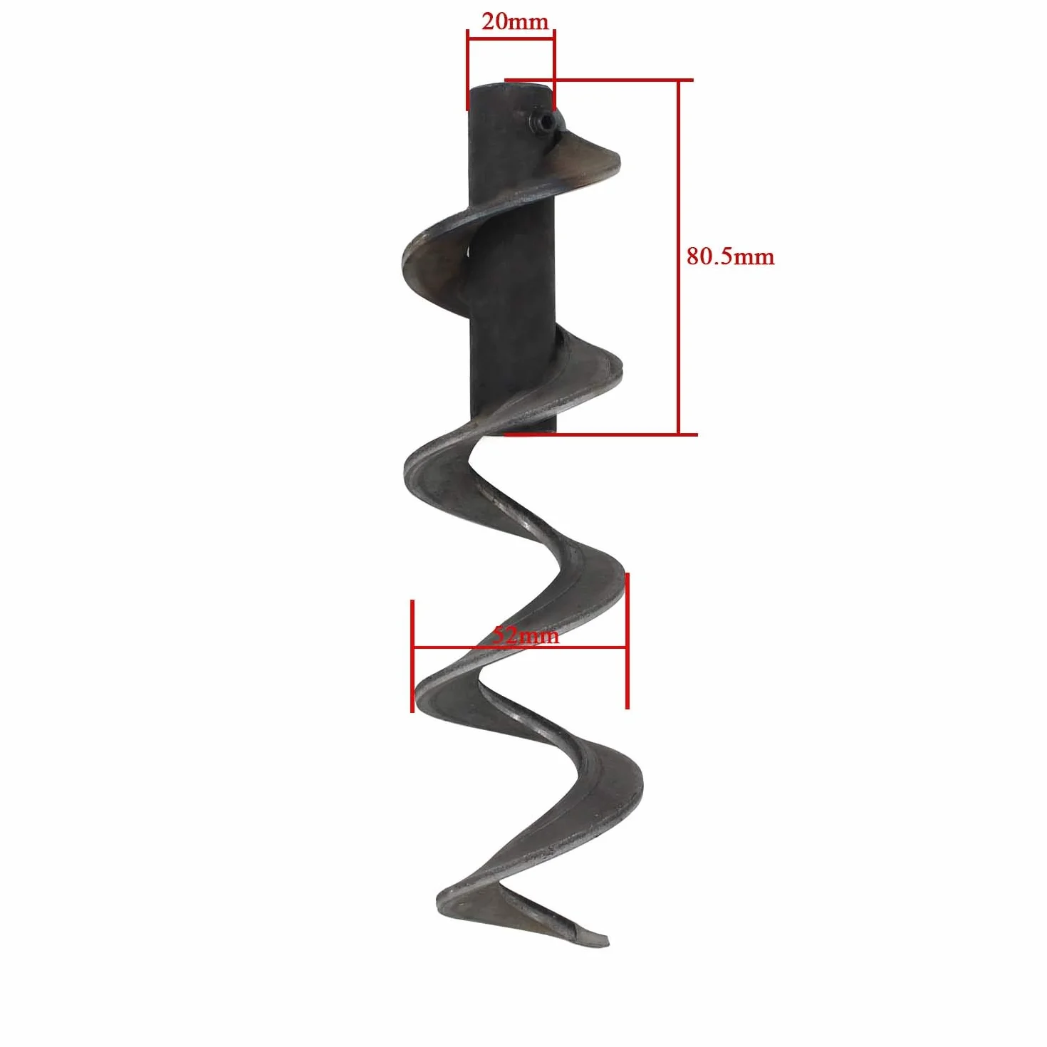 Śruby ślimakowe do pelletu 200mm niekończąca się spiralna patelnia do granulatu