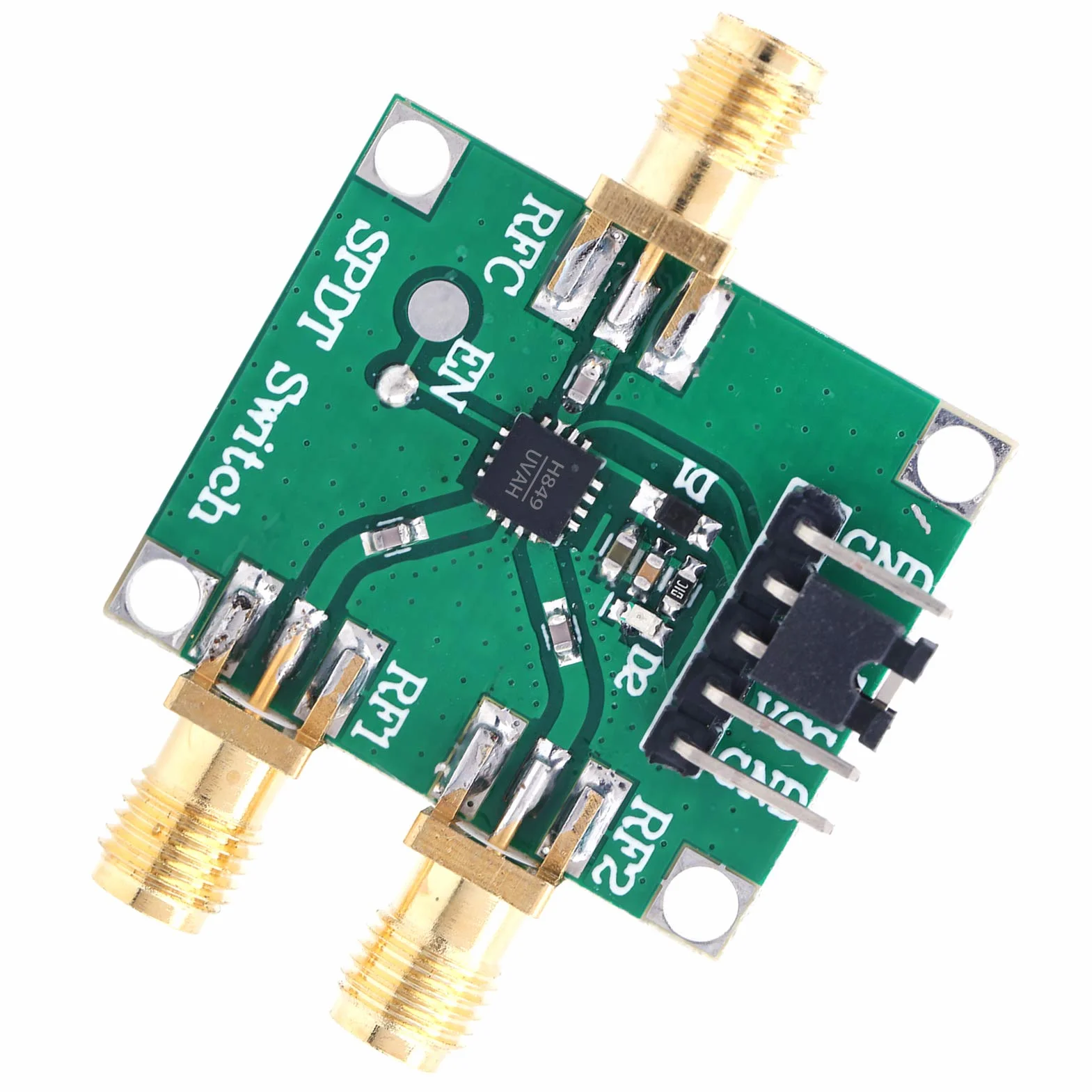 Standardowy moduł przełącznika RF, bezprzewodowy pilot zdalnego sterowania HMC349, HMC849 3-5V 50 omów z PCB,moduł