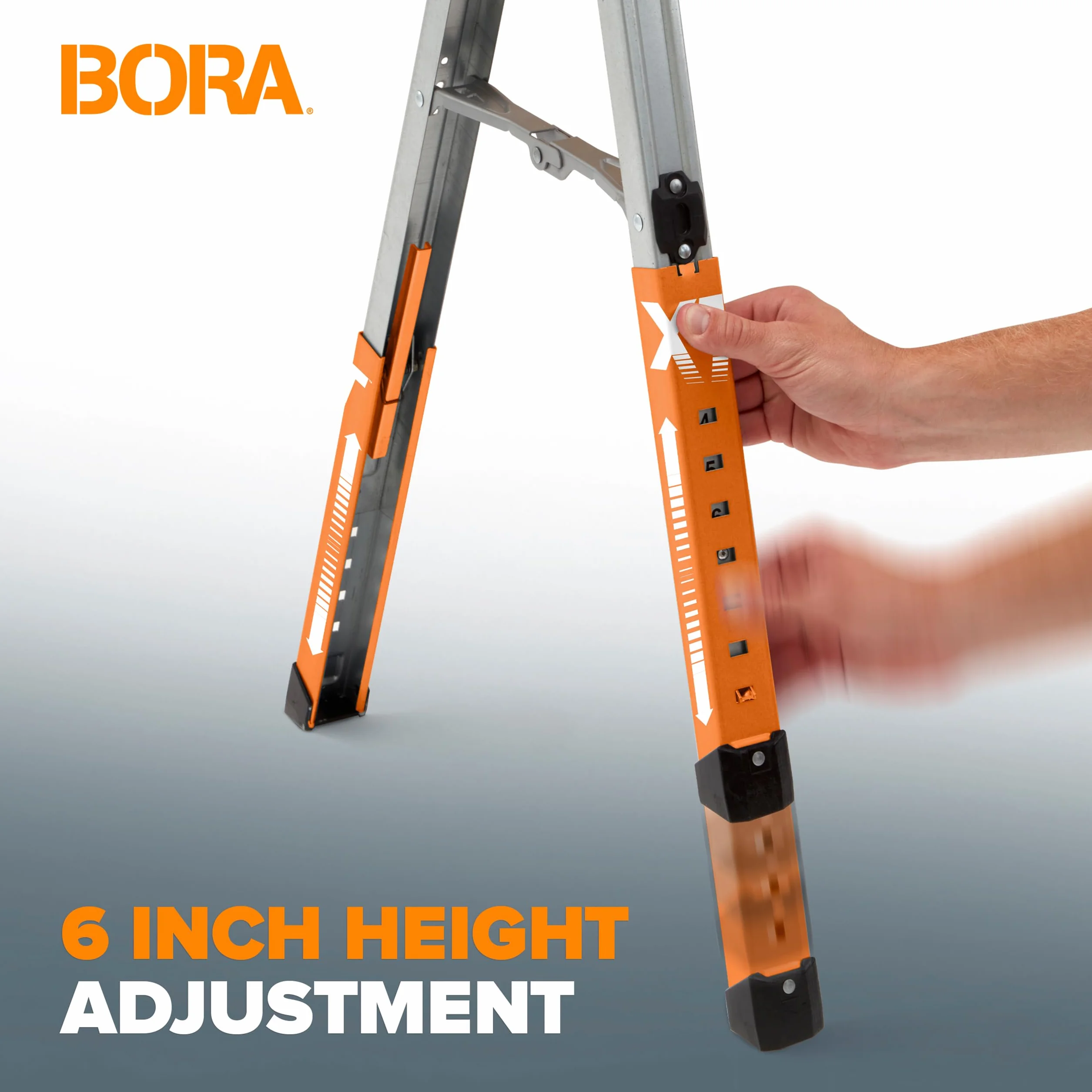 Bora Portamate Speedhorse XT PM-4550T dwa kozły regulowane 75-90 cm metalowy wierzch