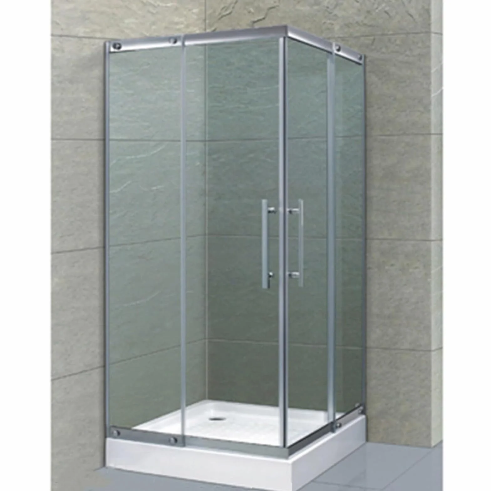 Brodzik akrylowy kwadratowy 85x85 cm antypoślizgowy 260 kg do kampera