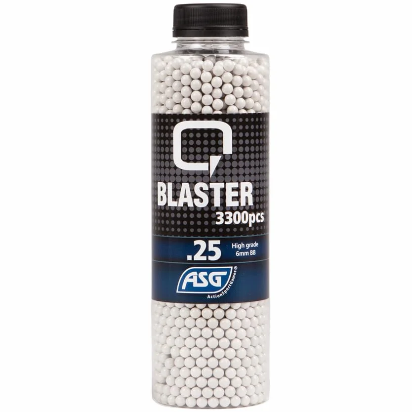 Amunicja Airsoft ASG Q Blaster | Butelka 3300 kulek 0,25 g Kaliber 6 mm BB´s PVC