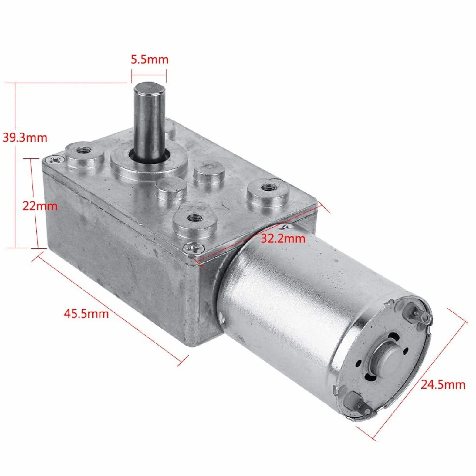 Silnik przekładniowy DC 12 V 5 RPM odwracalny moment obrotowy