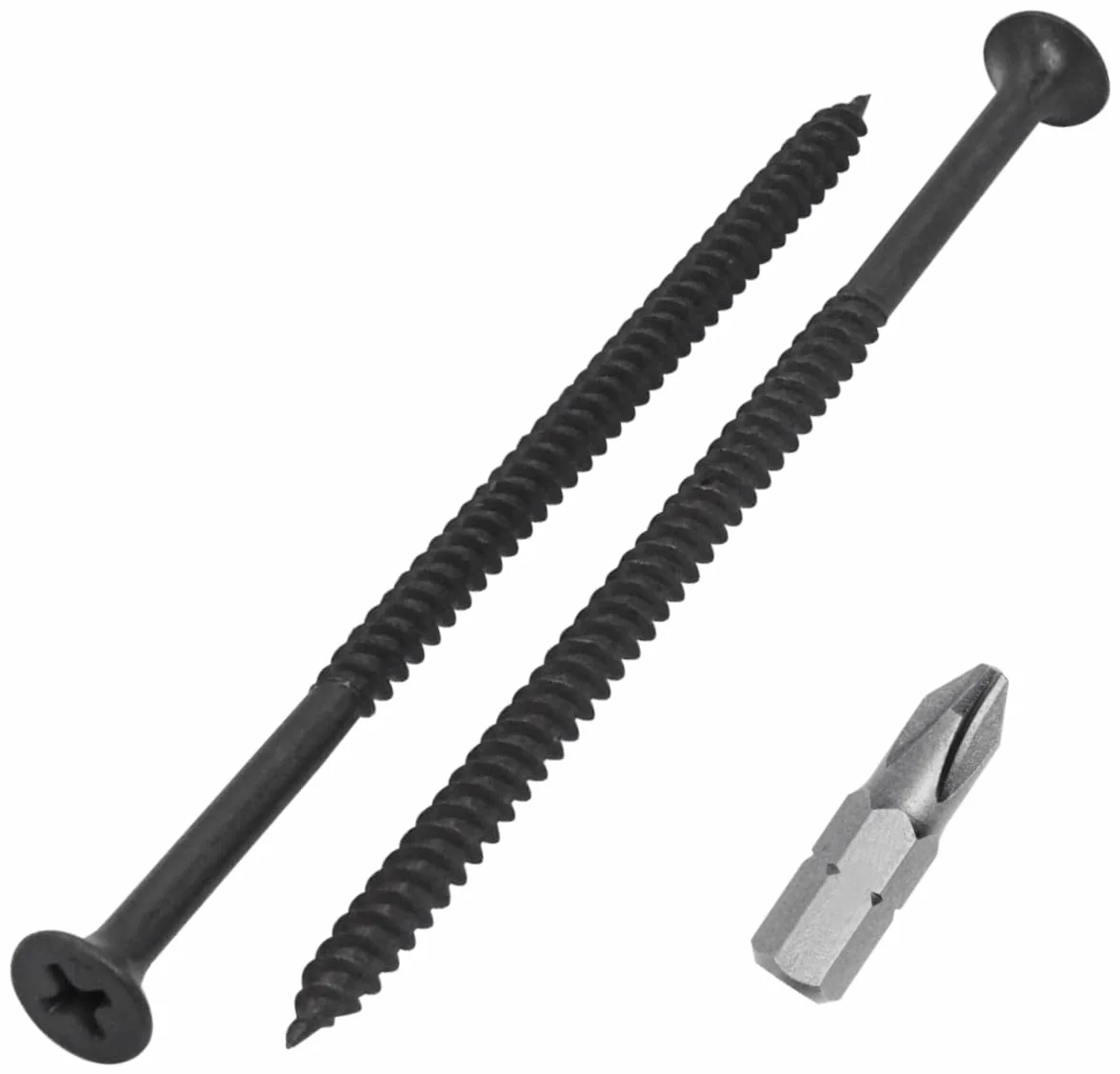Śruby do płyt kartonowo-gipsowych SKIR'CO 4,2 x 90 mm czarne fosforanowe drobny gwint krzyżakowe 200 szt.
