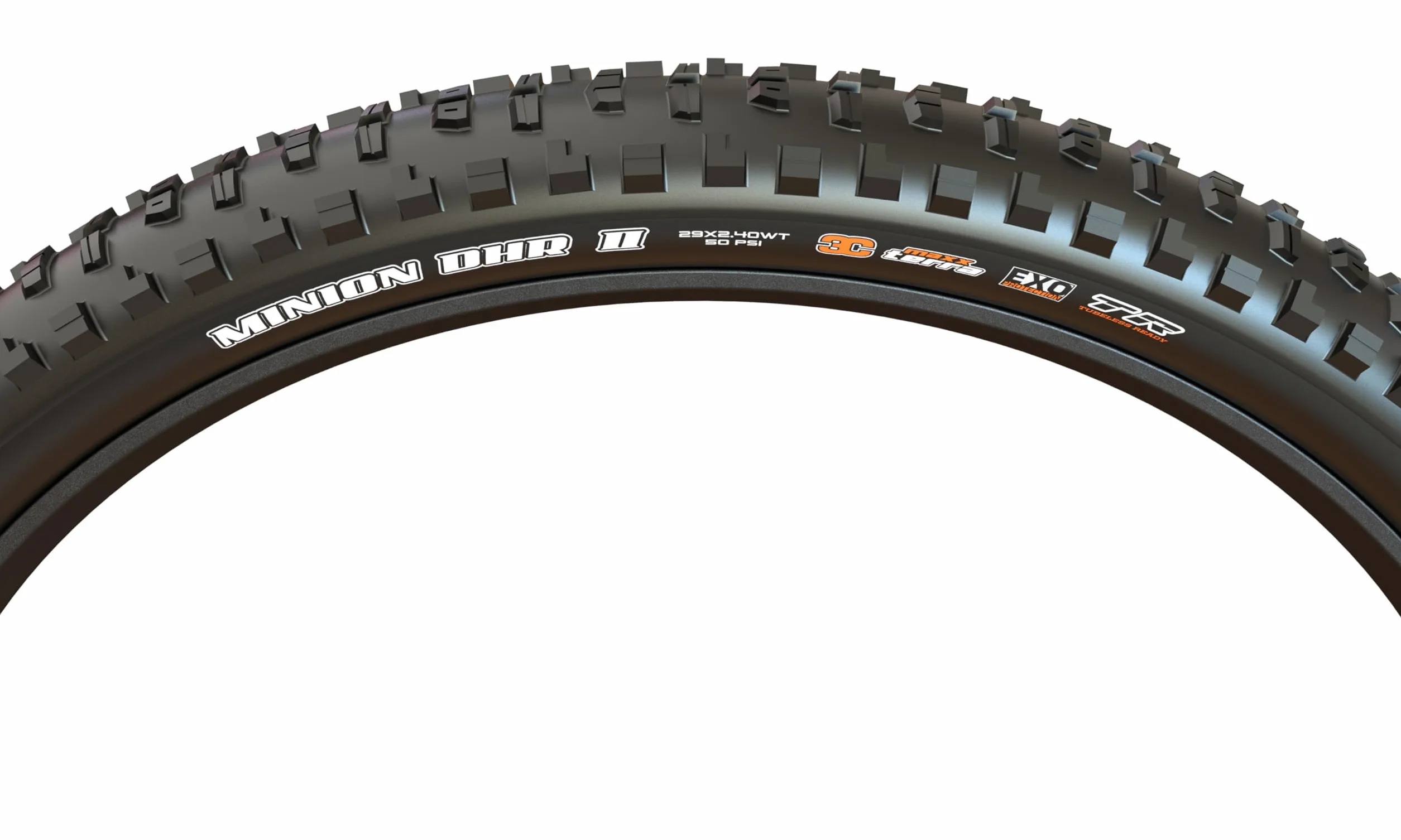 MAXXIS Minion DHR II 29x2.40WT TR DH casing 60x2TPI pieghevole 3C MaxxTerra E50