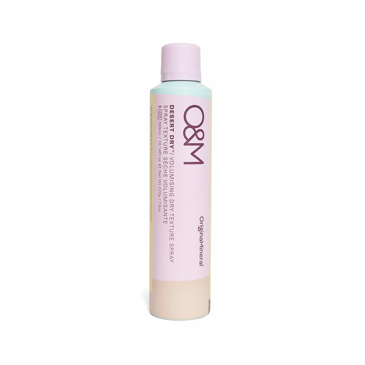 O&M Desert Dry Volumising Dry Texture Spray (300ml) - Zwiększanie objętości dla korzenia o elastycznej przyczepności - Spray teksturujący i pochłaniający olej - Bez siarczanów i silikonów - Certyfikat
