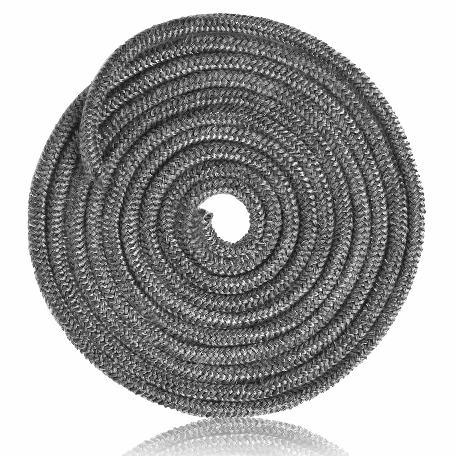 Sznurek uszczelniający z włókna szklanego 8 mm x 2,5 m, ognioodporna taśma uszczelniająca, uszczelka kominkowa, taśma uszczelniająca do kominka, do kominka, drzwi kominkowych, wędzarni, sznur