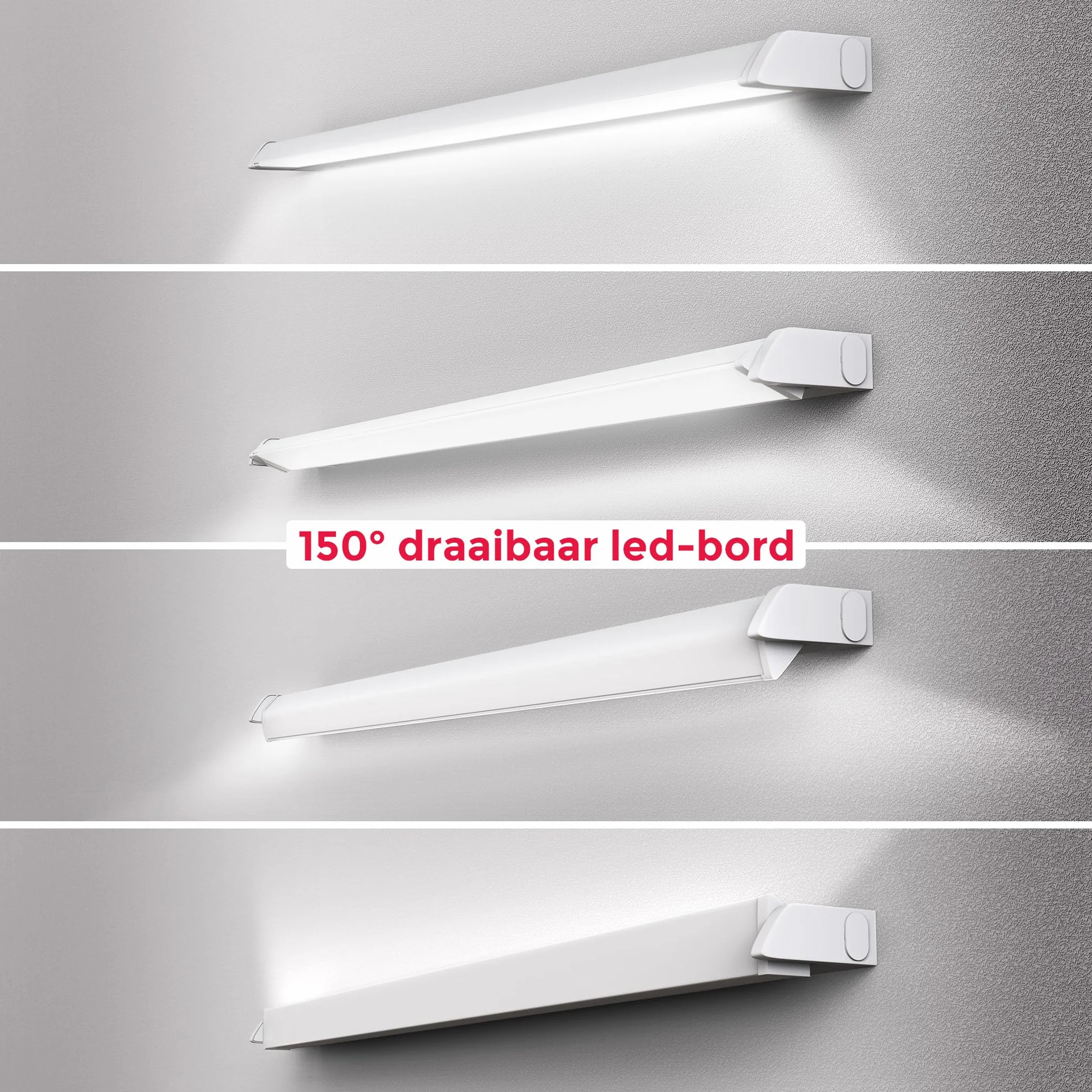 B.K.Licht LED Lampa podszafkowa 55,7x6,1x2,4 cm 8W 450 Lumen Regulowana barwa światła 2700-4000K