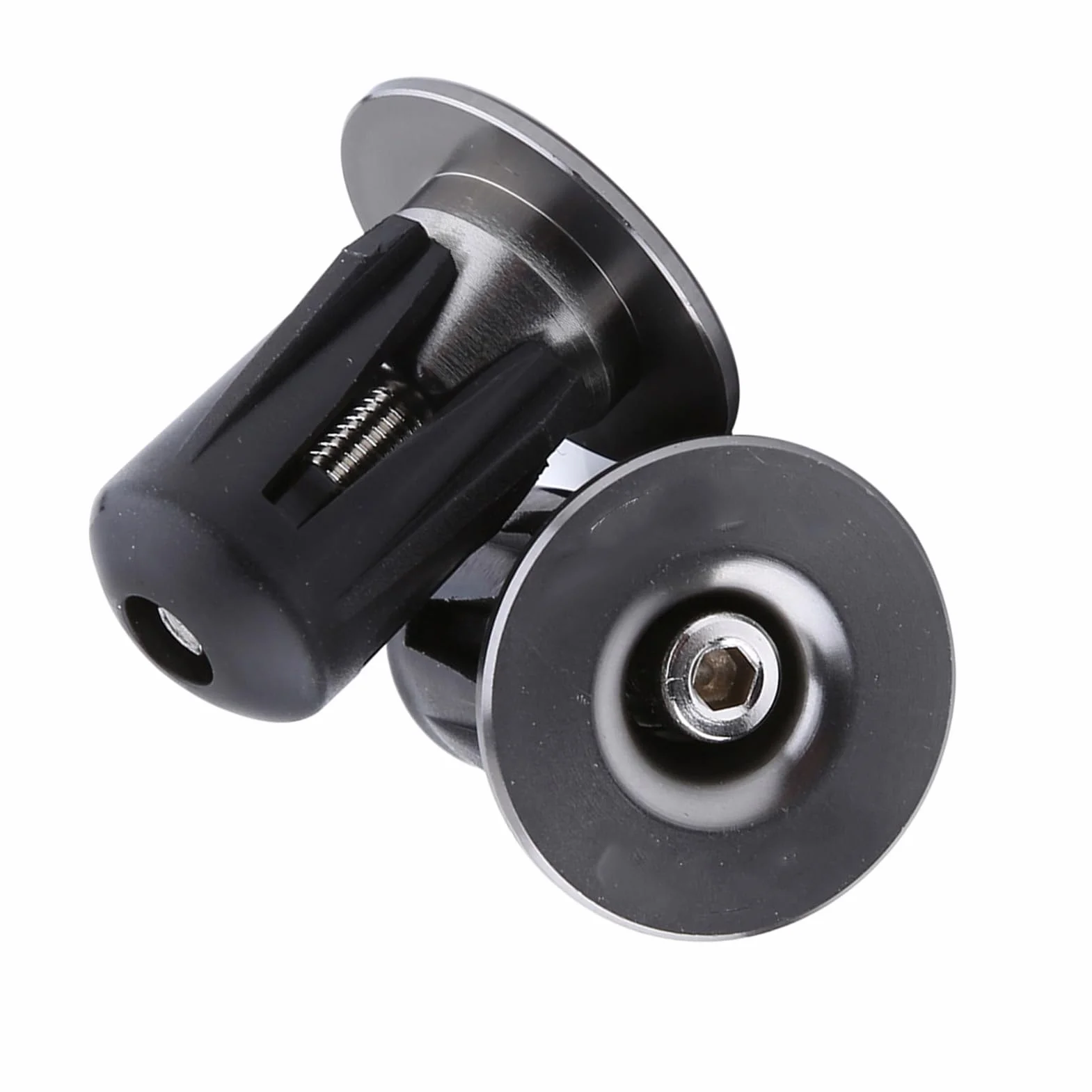 MAGT Wtyczki do kierownicy rowerowy, 2 szt. uniwersalne kolorowe aluminiowe uchwyty rowerowy