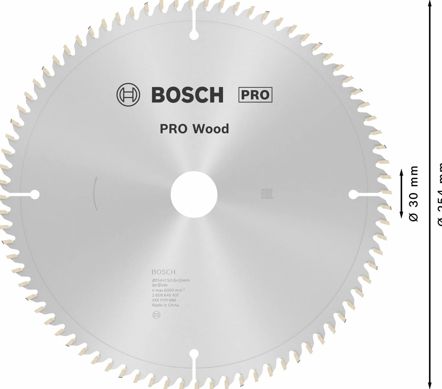 Bosch Tarcza pilarska PRO Wood Ø mm do ukośnic przewodowych