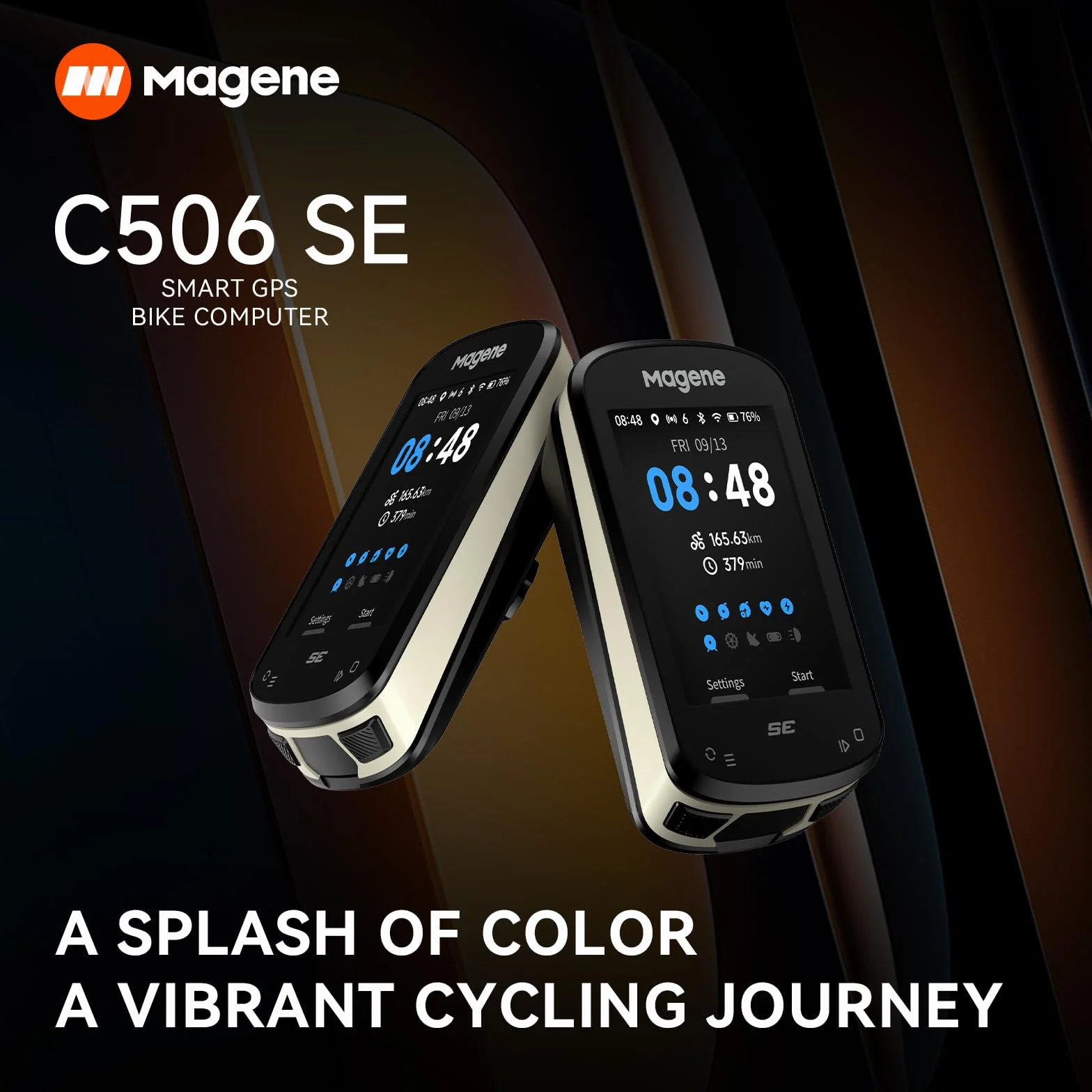 Magene Inteligentny komputer rowerowy GPS C506SE