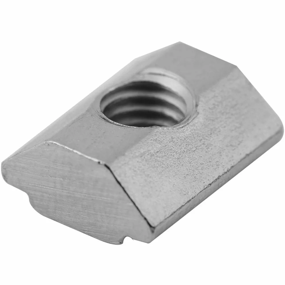 Nutenstein Kohlenstoffstahl Europäischer Standard T Nut Mutter 50 Stück für Aluminiumprofil (20Typ-M5)