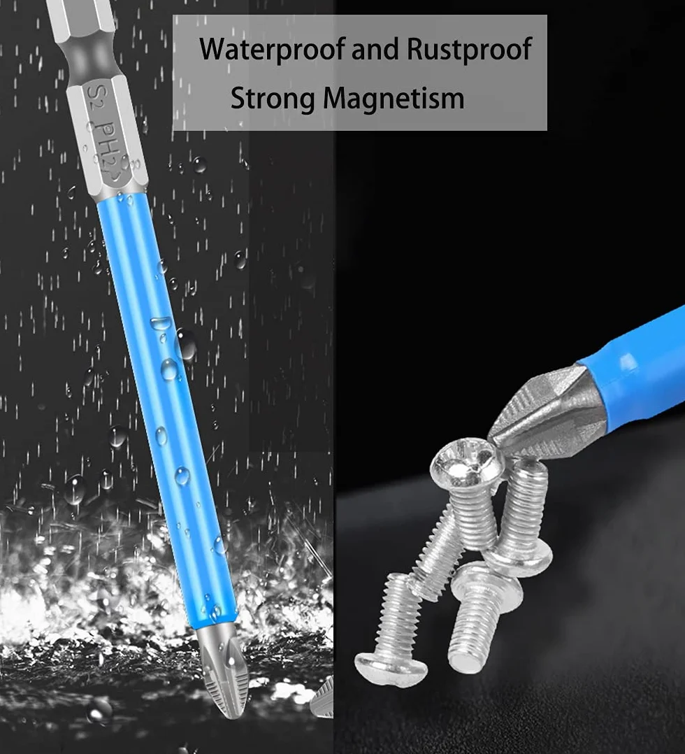 PH2 magnetyczny śrubokręt krzyżakowy zestaw bitów 90 mm