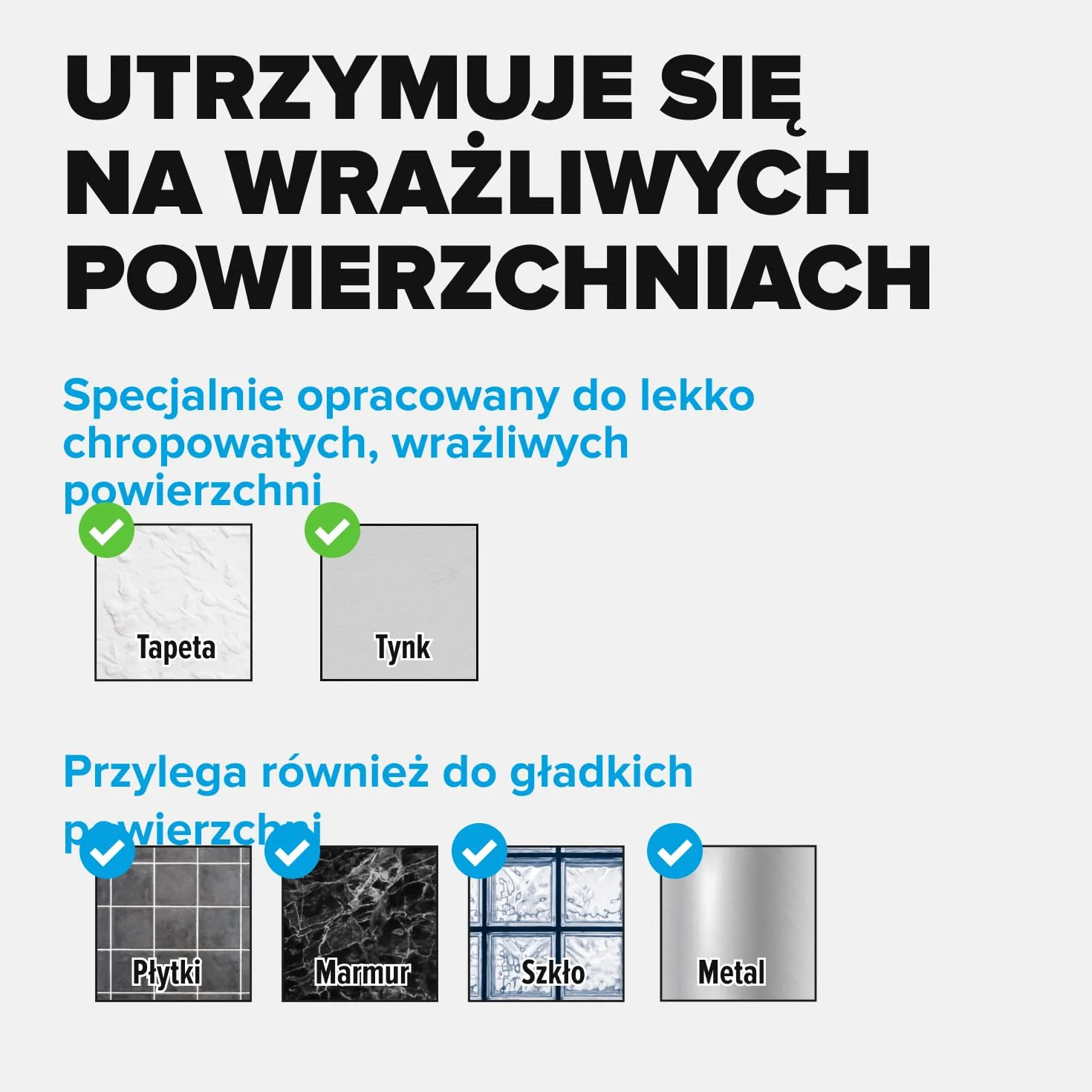 Tesa Haczyk Samoprzylepny Biały 2 x 2 kg