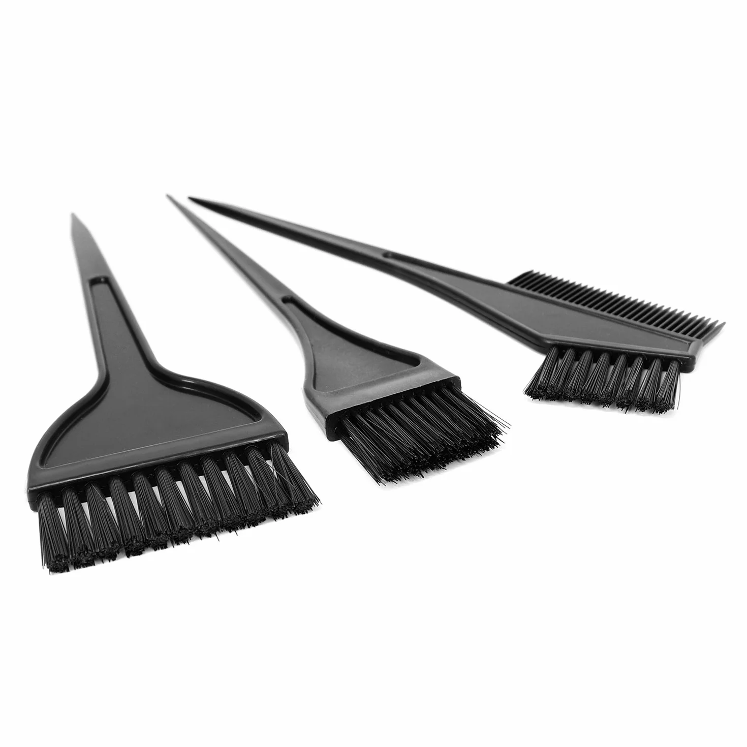 COM-FOUR® 8-czesciowy zestaw do koloryzacji wlosów z róznymi pedzlami i czarna miseczka koloryzujaca, zestaw do mieszania srodków koloryzujacych do wlosów (Zestaw do farbowania wlosów - 08 sztuk)