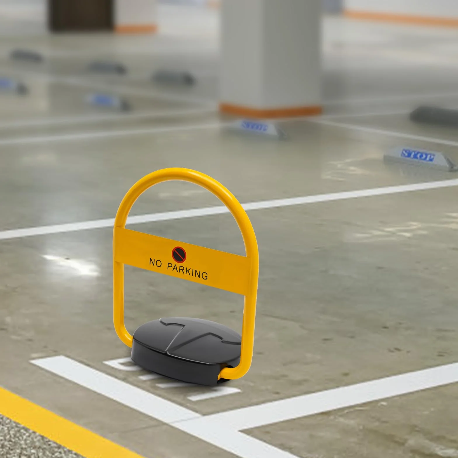 Elektryczna blokada parkingu automatyczna z pilotem zdalnego sterowania do garażu