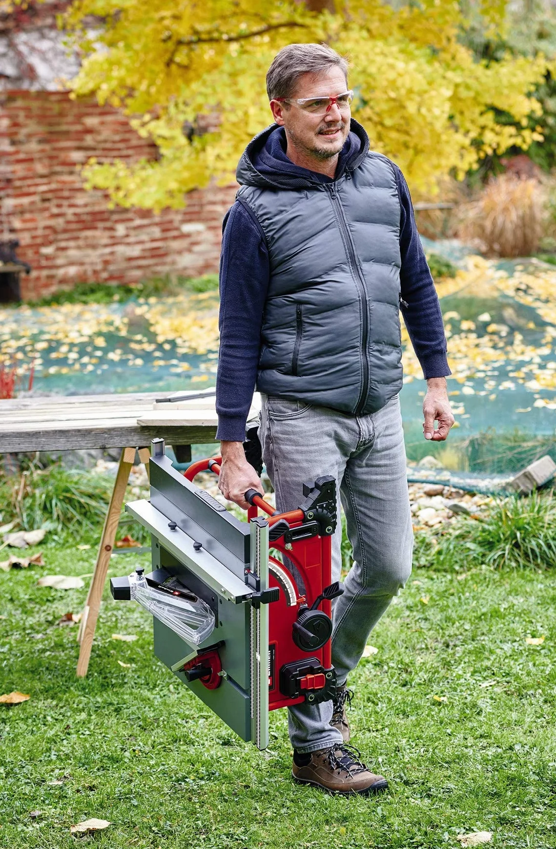 Einhell TE-TS 36/210 Li-Solo Akumulatorowa pilarka stołowa 36 V Li-ion Ø210 mm