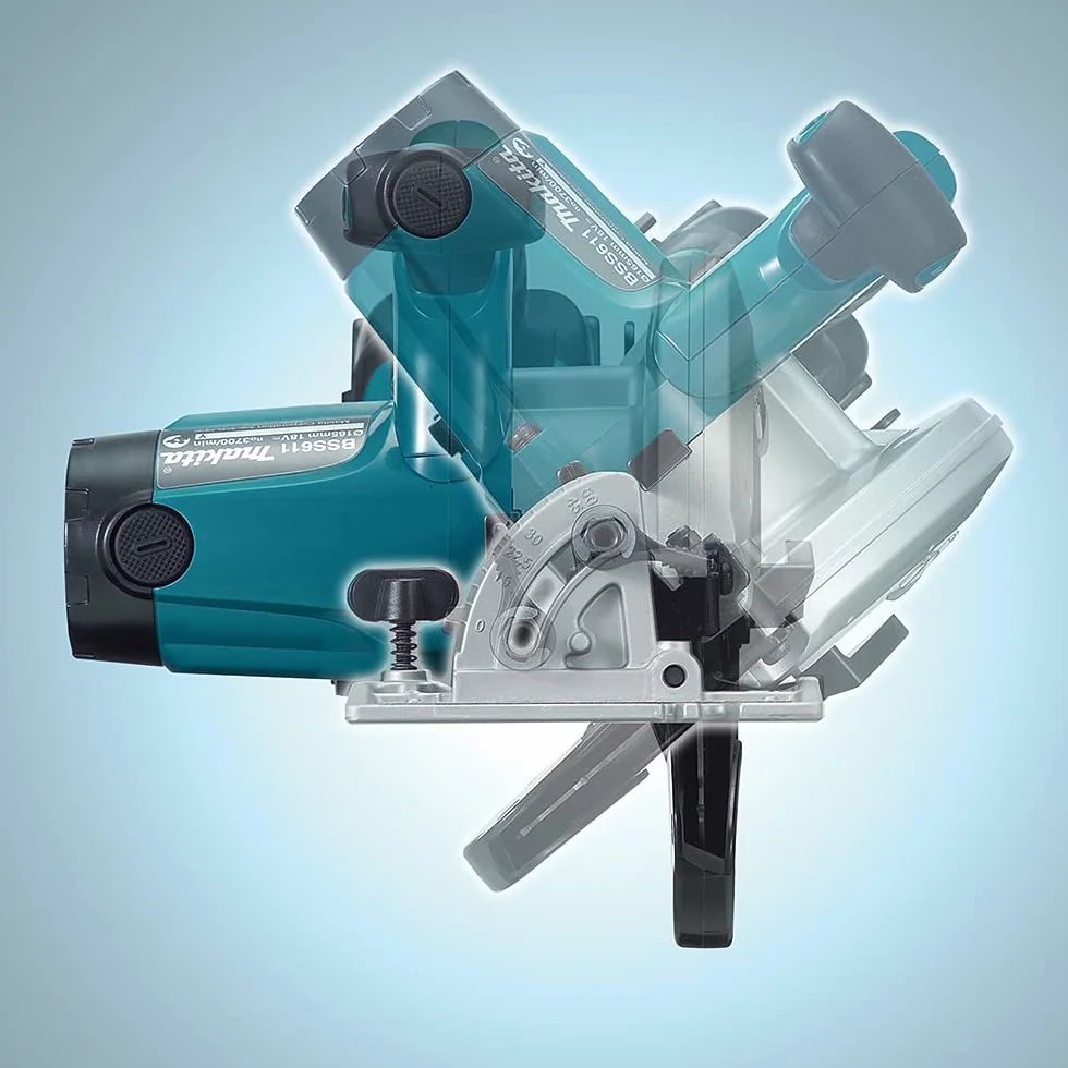 Makita Piła 165 mm Niebieski Czarny