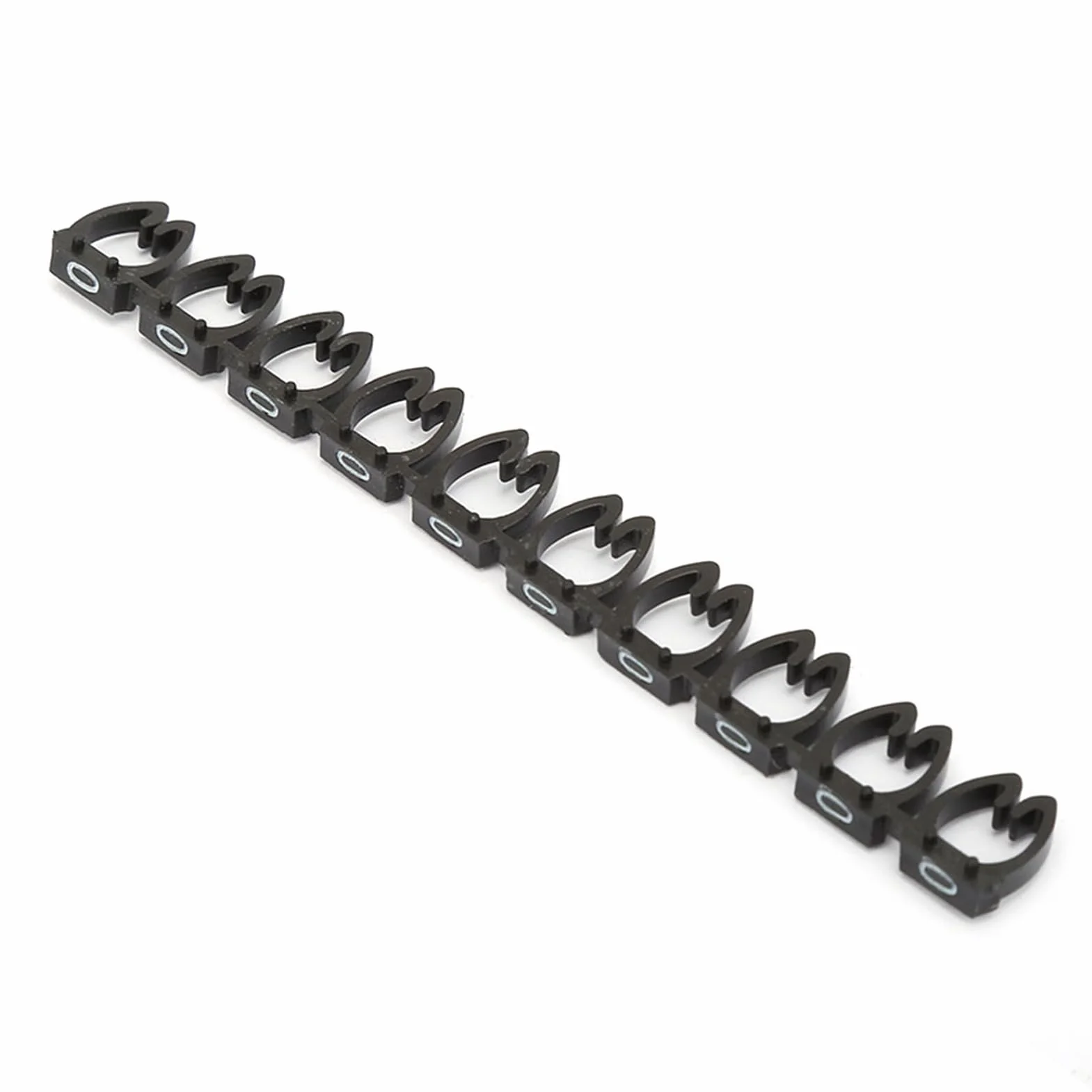 Znacznik numeracji przewodów plastikowy klips do kabli 6 mm² 100 szt.