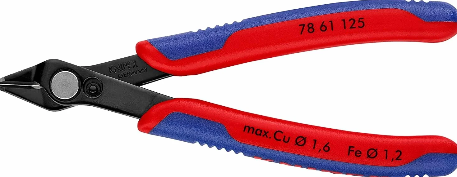 KNIPEX Electronic Super Knips z osłonkami wielokomponentowymi 125 mm