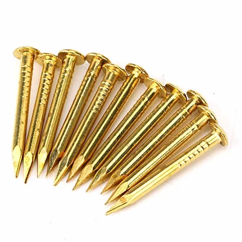 Mosiężne gwoździe 10 mm, 100 szt., dekoracyjne pudełka na zdjęcia, akcesoria DIY