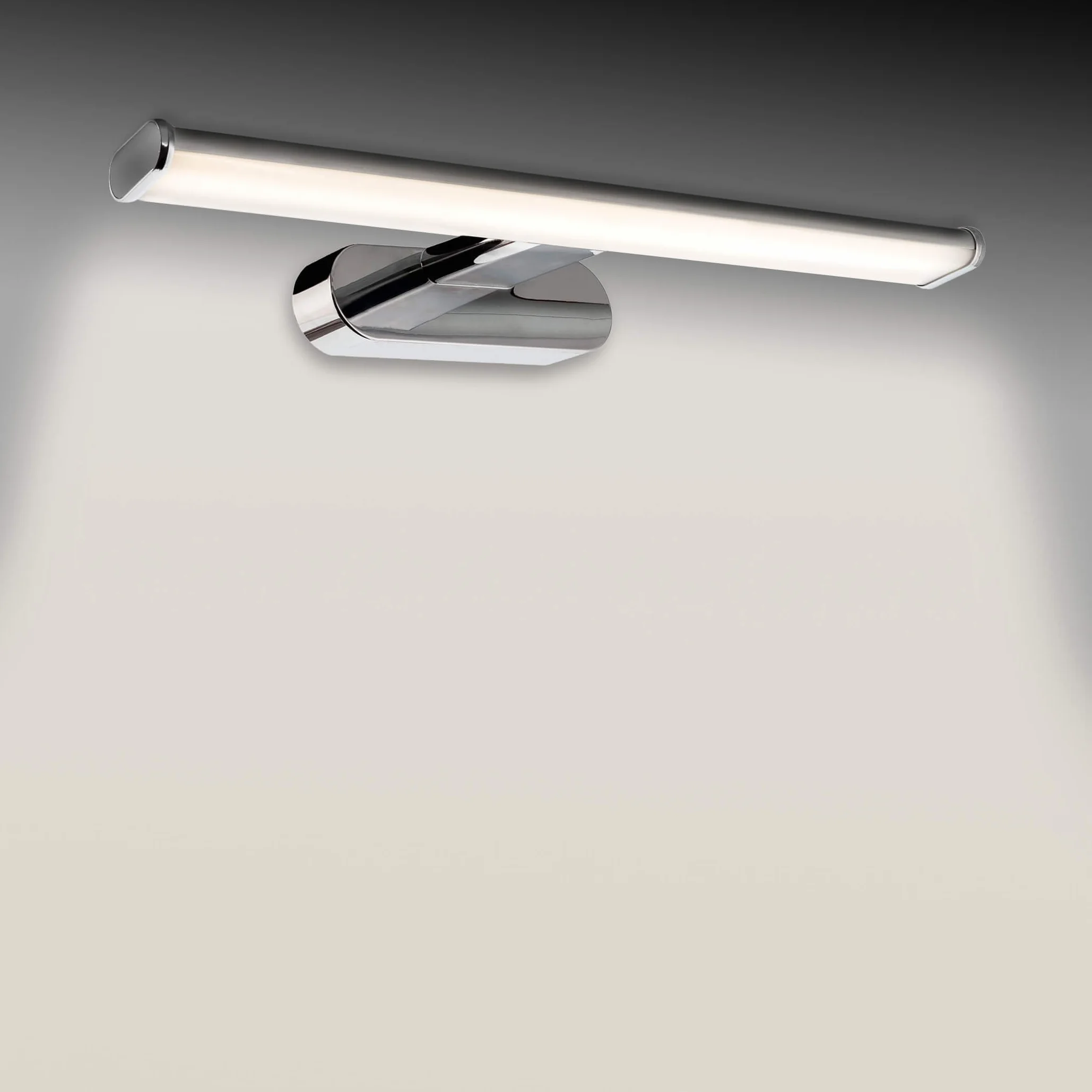 SEBSON® Lampa LED do lustra 40cm, montaż na ścianie łazienka IP44, neutralna biel 4000K 400x133x42mm 8W 600lm jasna, lampa ścienna LED, oświetlenie do makijażu