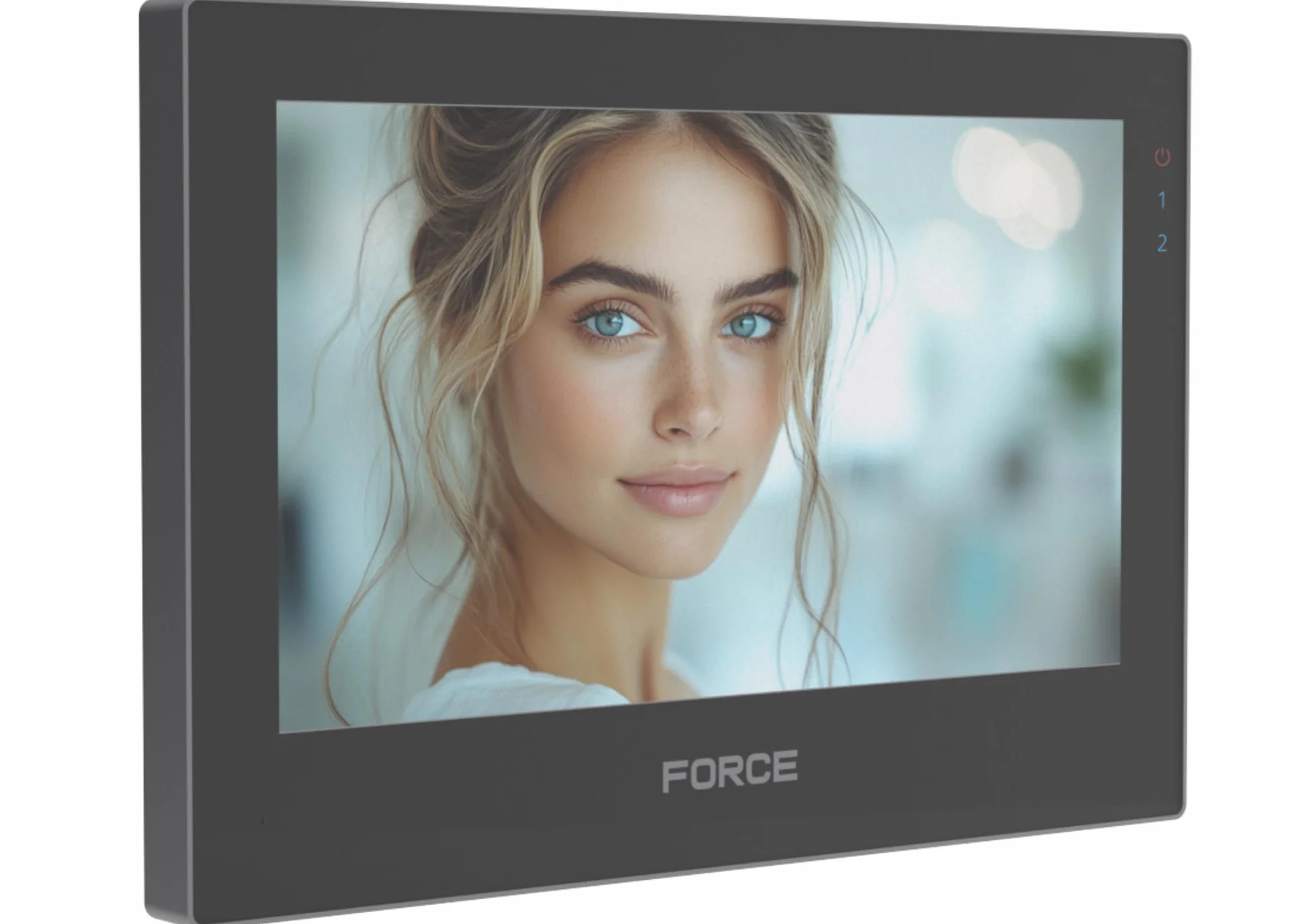 WIDEODOMOFON FORCE PRIMA 7" CZARNY FULL HD CZYTNIK BRELOKI BRAMA FURTKA