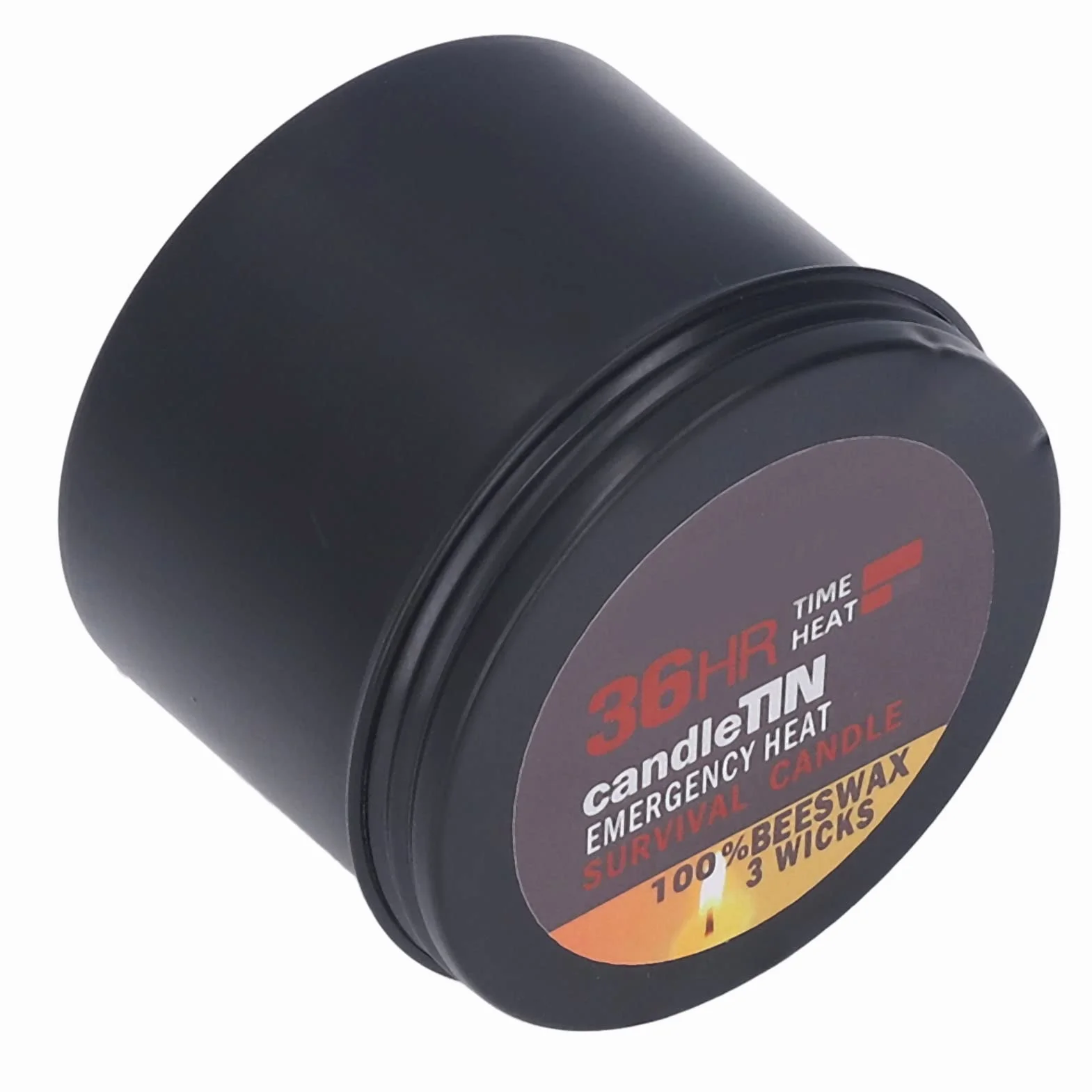 Survival Candle 36-godzinne świece awaryjne Długo palące się przenośne z 3 knotami do awaryjnego przetrwania