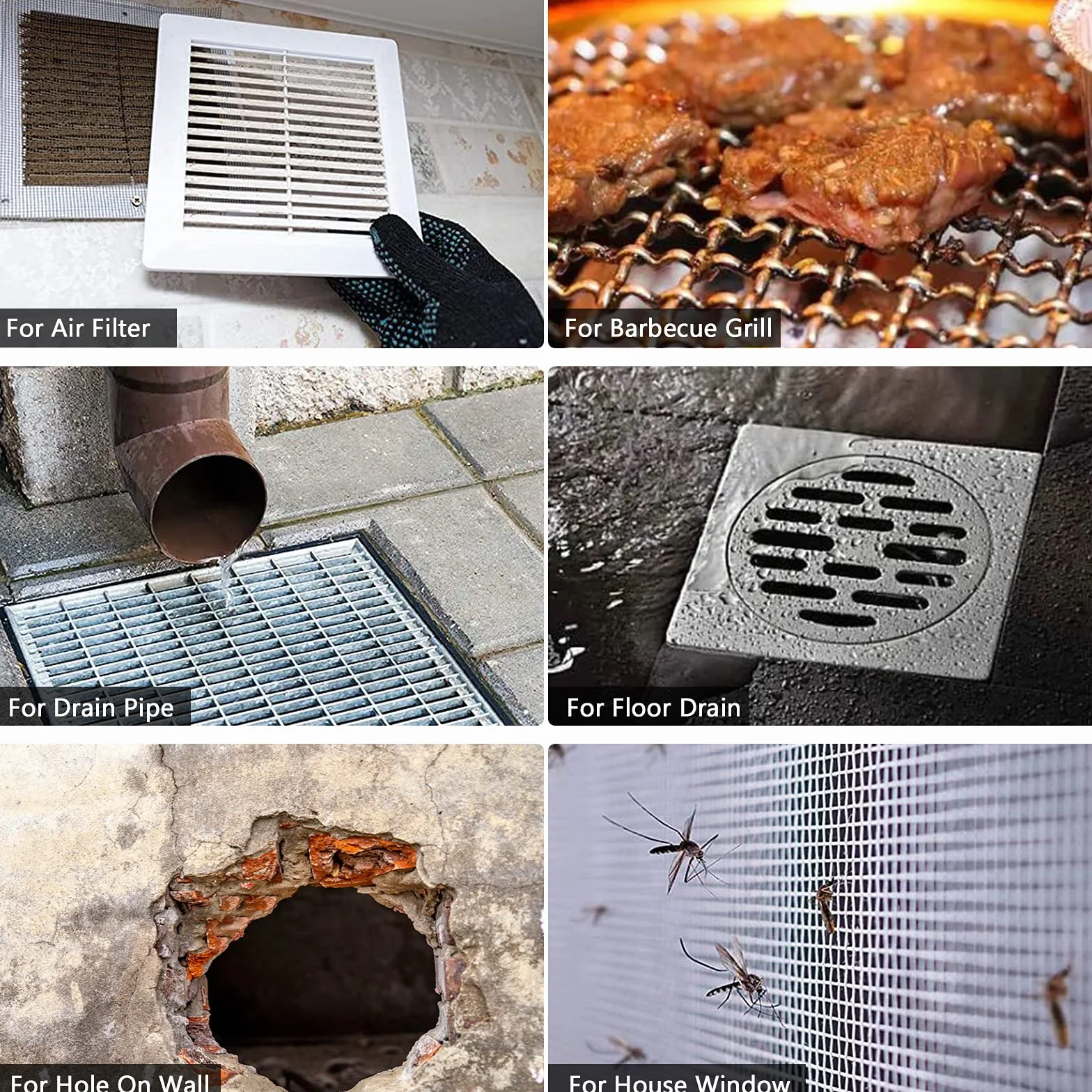 4 sztuki siatki drucianej drobnooczkowatej 20 mesh, siatka druciana ze stali nierdzewnej 304, siatka druciana ze stali nierdzewnej, arkusz siatki drucianej, kratka ze stali nierdzewnej do siatki na