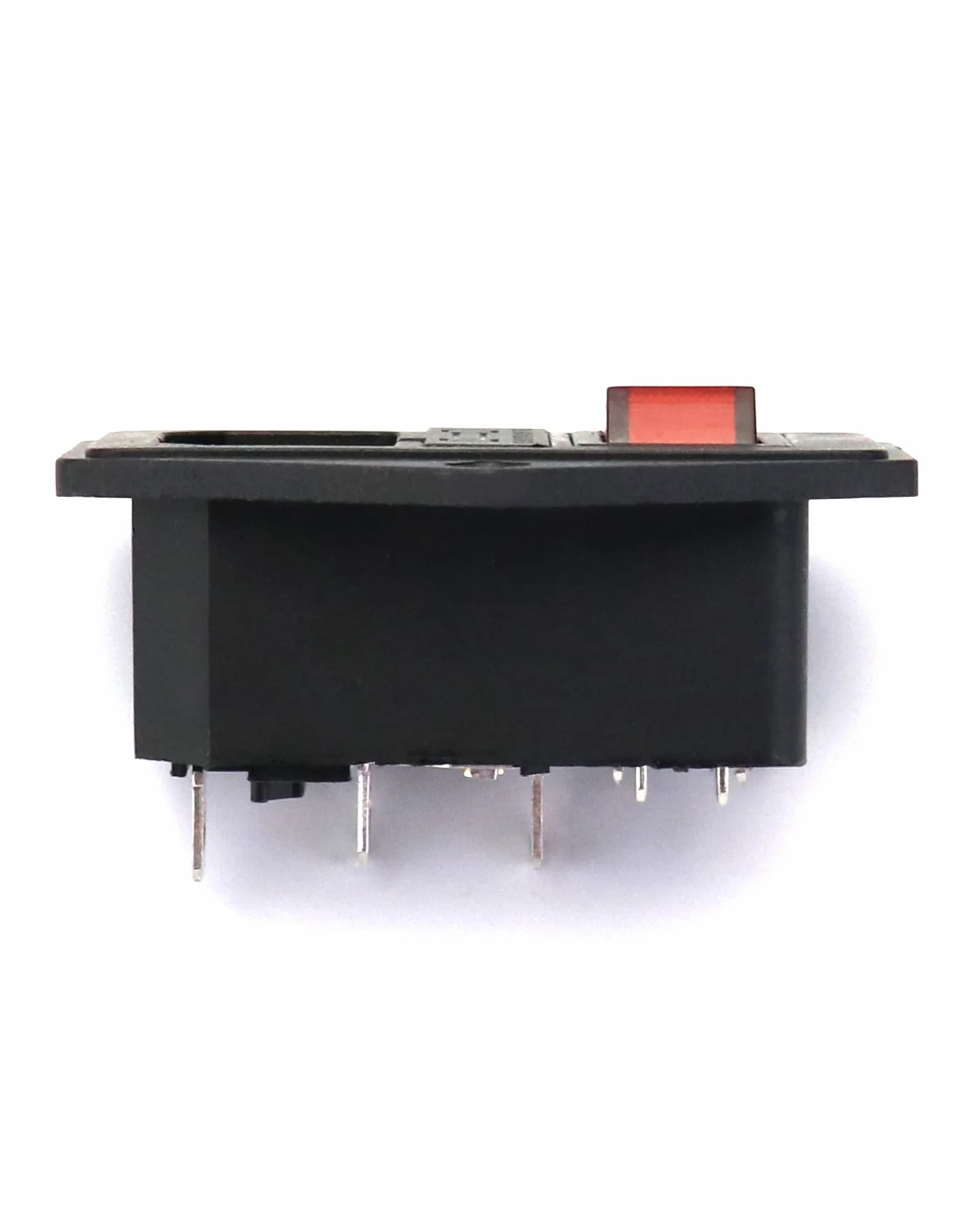 QWORK IEC320 C14 10 Gniazdo 3-w-1 wyłącznik wejściowy z bezpiecznikiem i światłem