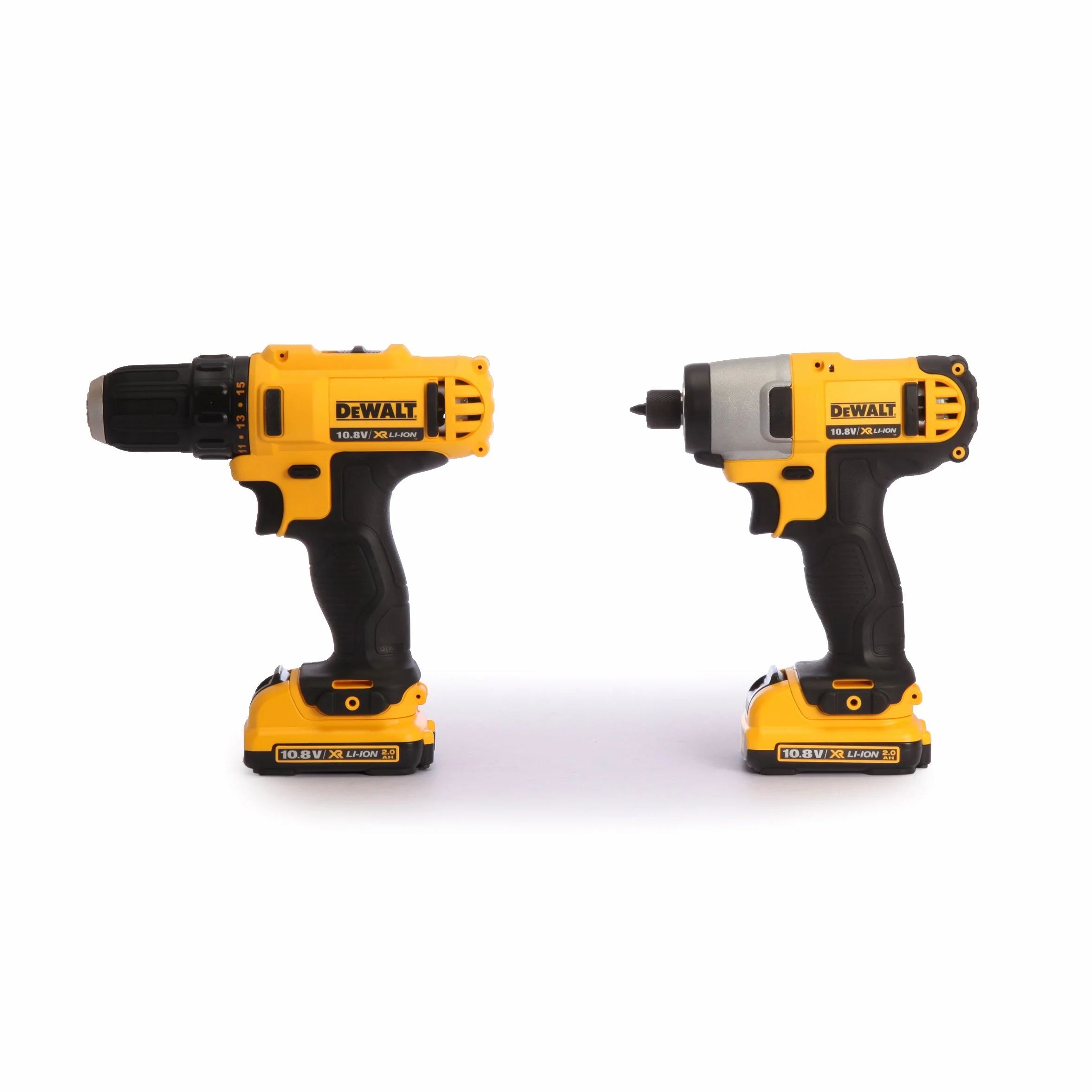Dewalt Li-Ion XR Wkrętarka Udarowa, Czarny/Żółty, 2 sztuki